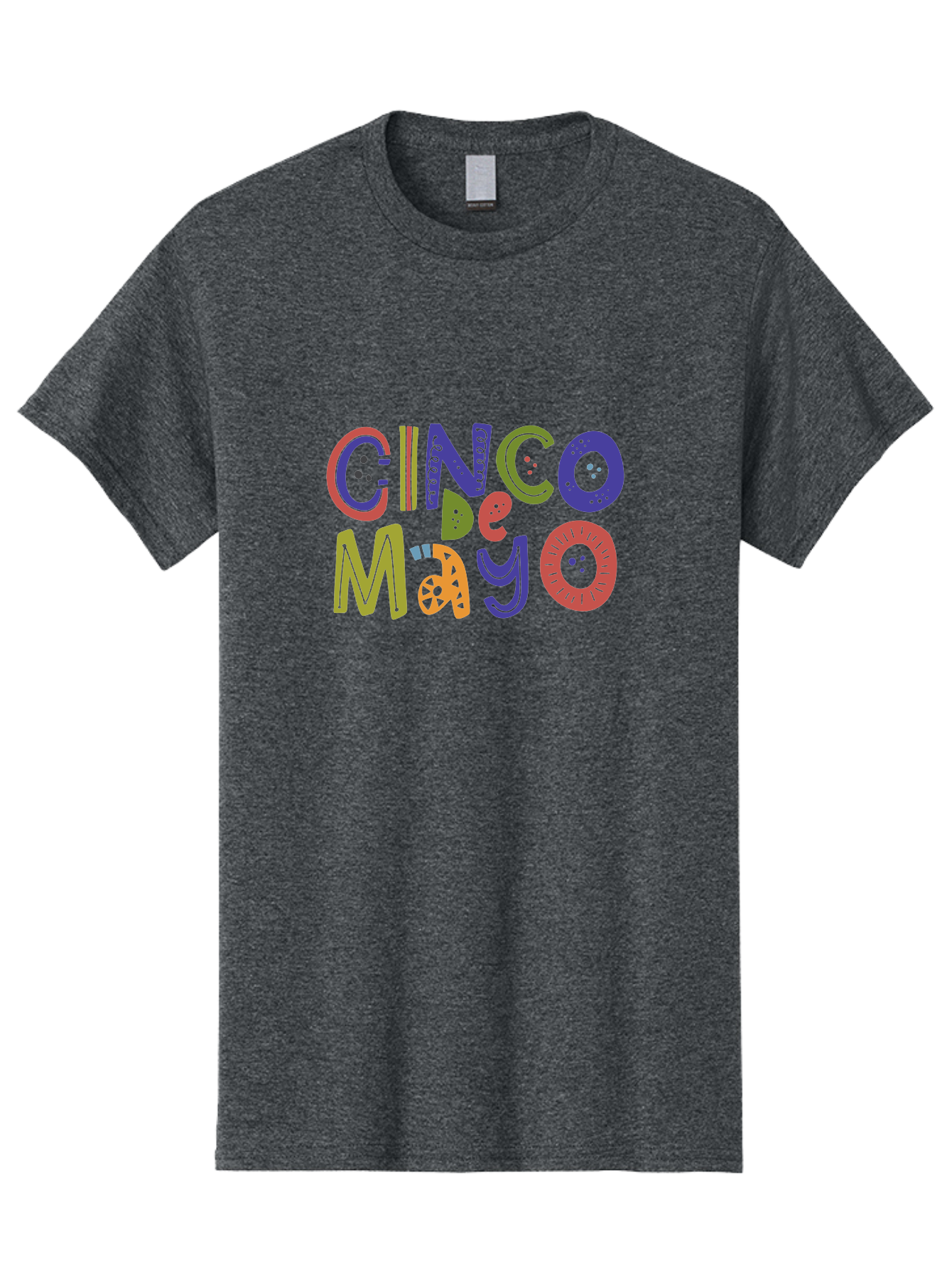 Cinco-De-Mayo-6 Men'S Graphic Tee, 100% Cotton, Comfortable Casual Summer Wear, Machine Washable, Cinco De Mayo, Colorful Text, Festive Typography, Mexican Holiday, Party Decorations, Vibrant Colors, Celebration - Aaa238 7