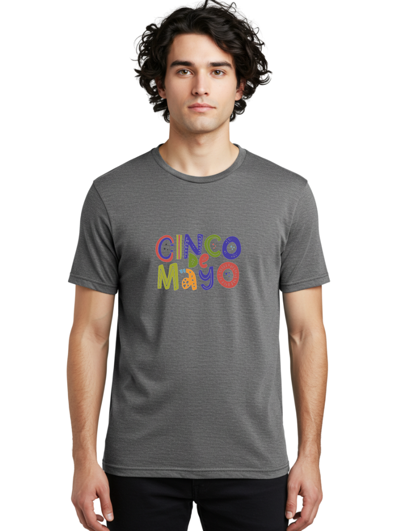 Cinco-De-Mayo-6 Men'S Graphic Tee, 100% Cotton, Comfortable Casual Summer Wear, Machine Washable, Cinco De Mayo, Colorful Text, Festive Typography, Mexican Holiday, Party Decorations, Vibrant Colors, Celebration - Aaa238 20
