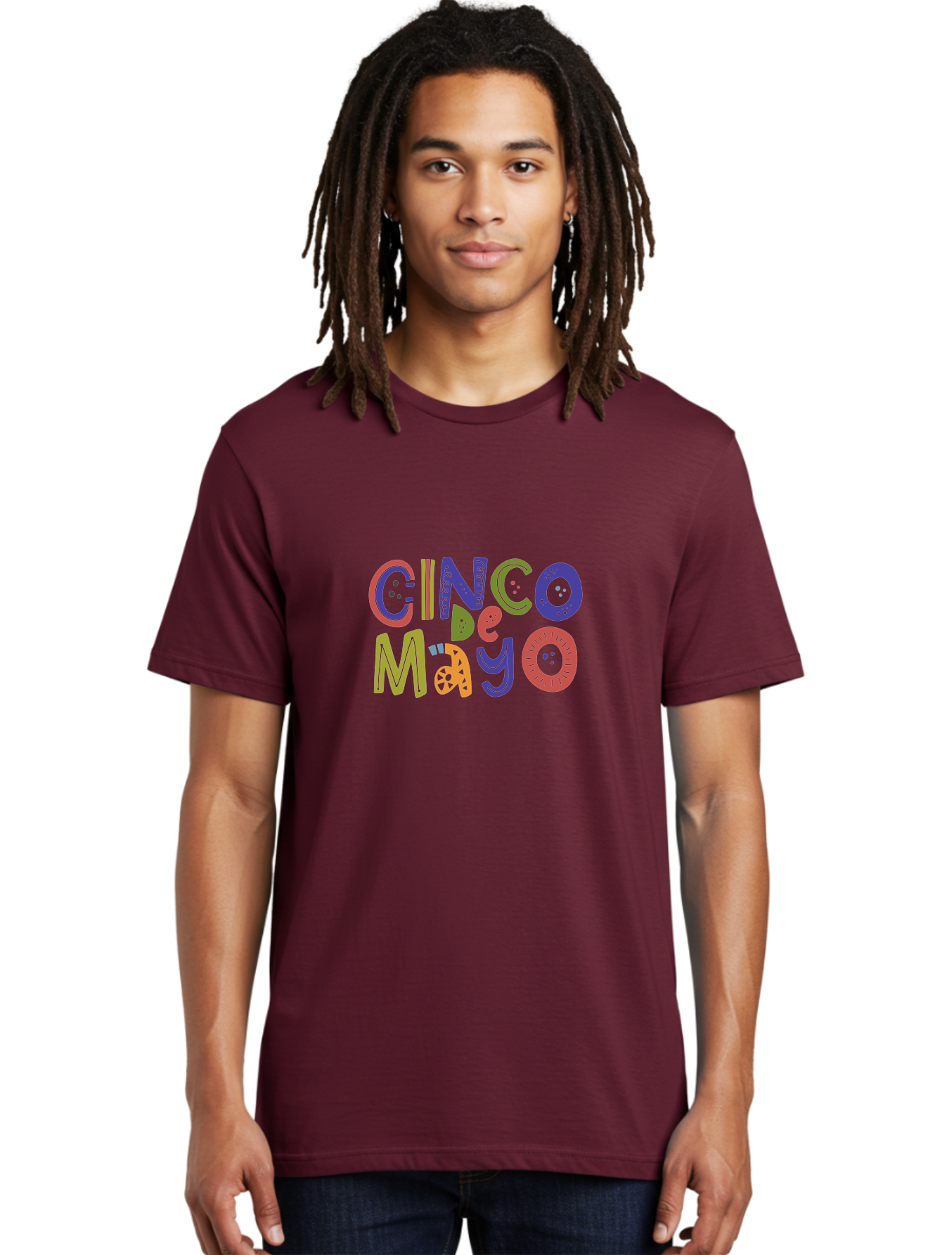 Cinco-De-Mayo-6 Men'S Graphic Tee, 100% Cotton, Comfortable Casual Summer Wear, Machine Washable, Cinco De Mayo, Colorful Text, Festive Typography, Mexican Holiday, Party Decorations, Vibrant Colors, Celebration - Aaa238 4