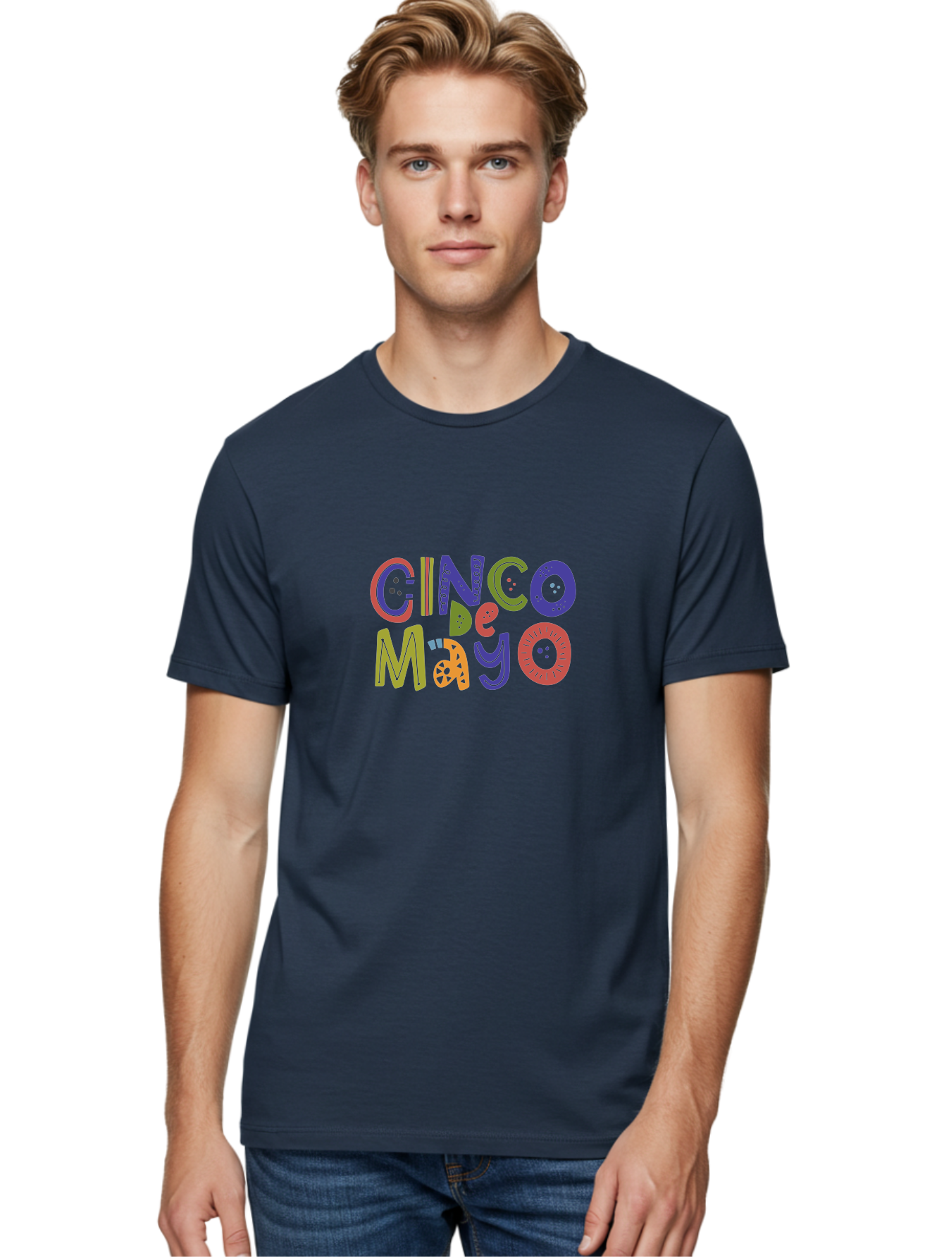 Cinco-De-Mayo-6 Men'S Graphic Tee, 100% Cotton, Comfortable Casual Summer Wear, Machine Washable, Cinco De Mayo, Colorful Text, Festive Typography, Mexican Holiday, Party Decorations, Vibrant Colors, Celebration - Aaa238 22