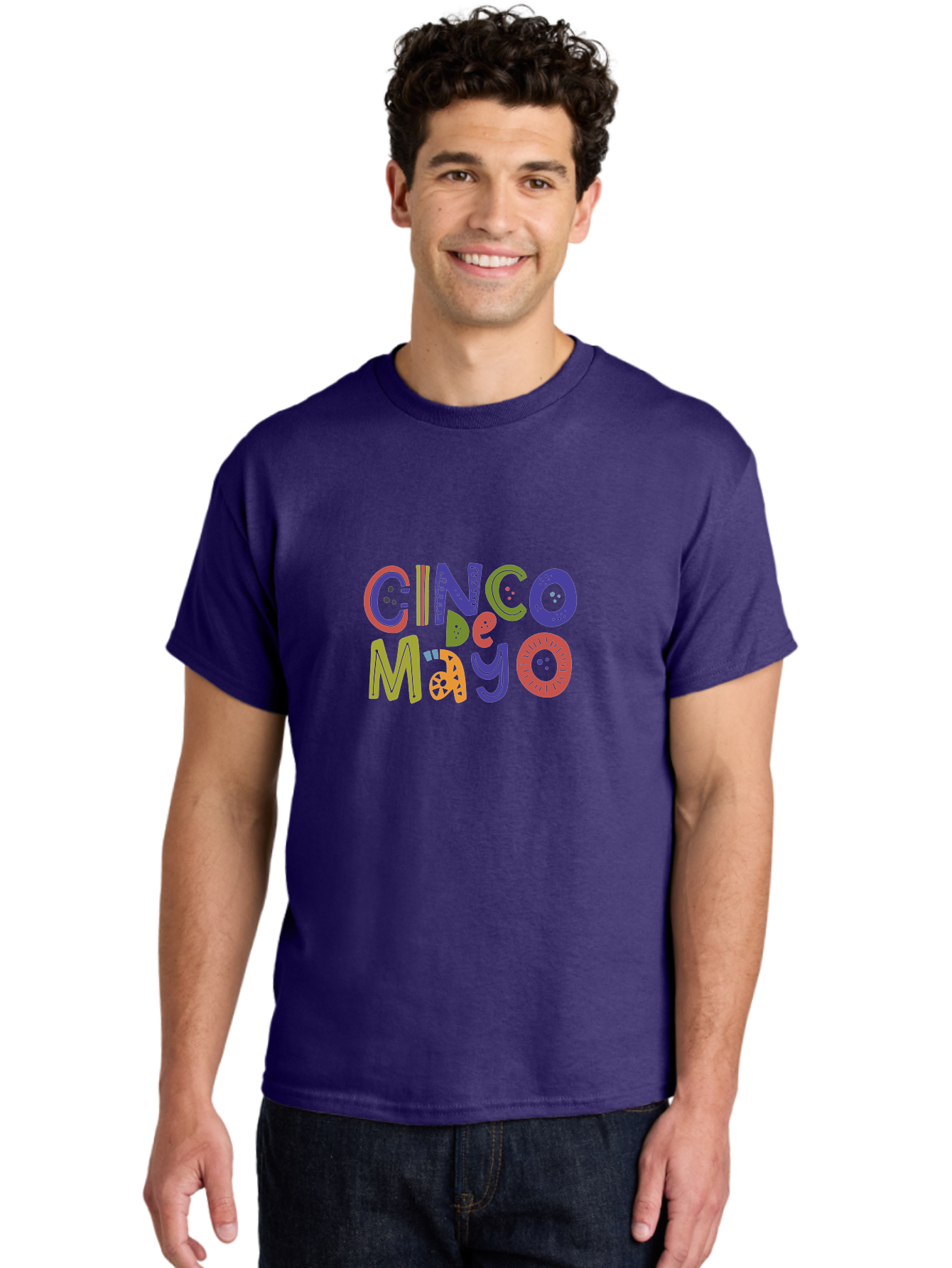 Cinco-De-Mayo-6 Men'S Graphic Tee, 100% Cotton, Comfortable Casual Summer Wear, Machine Washable, Cinco De Mayo, Colorful Text, Festive Typography, Mexican Holiday, Party Decorations, Vibrant Colors, Celebration - Aaa238 14