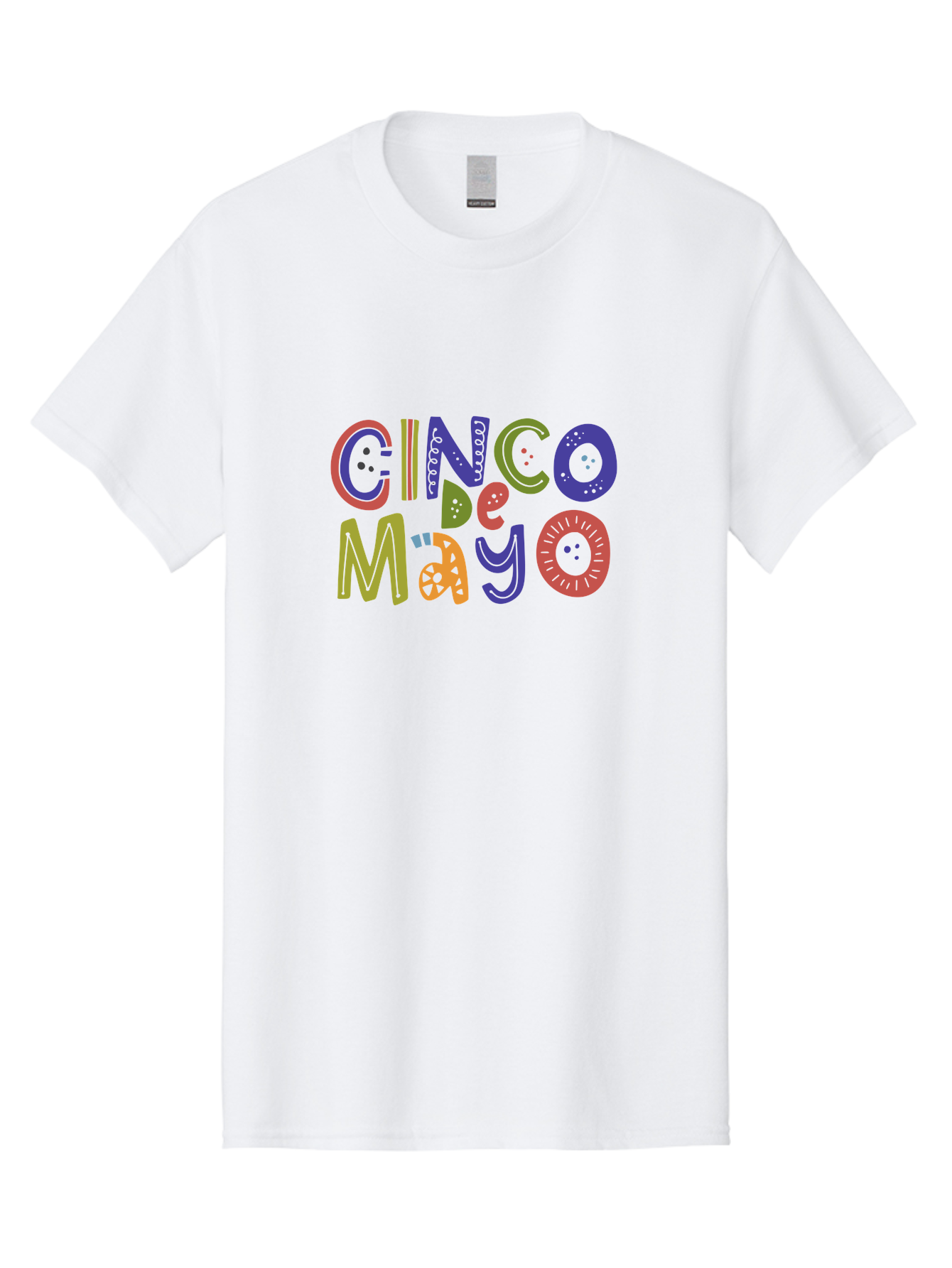 Cinco-De-Mayo-6 Men'S Graphic Tee, 100% Cotton, Comfortable Casual Summer Wear, Machine Washable, Cinco De Mayo, Colorful Text, Festive Typography, Mexican Holiday, Party Decorations, Vibrant Colors, Celebration - Aaa238 9