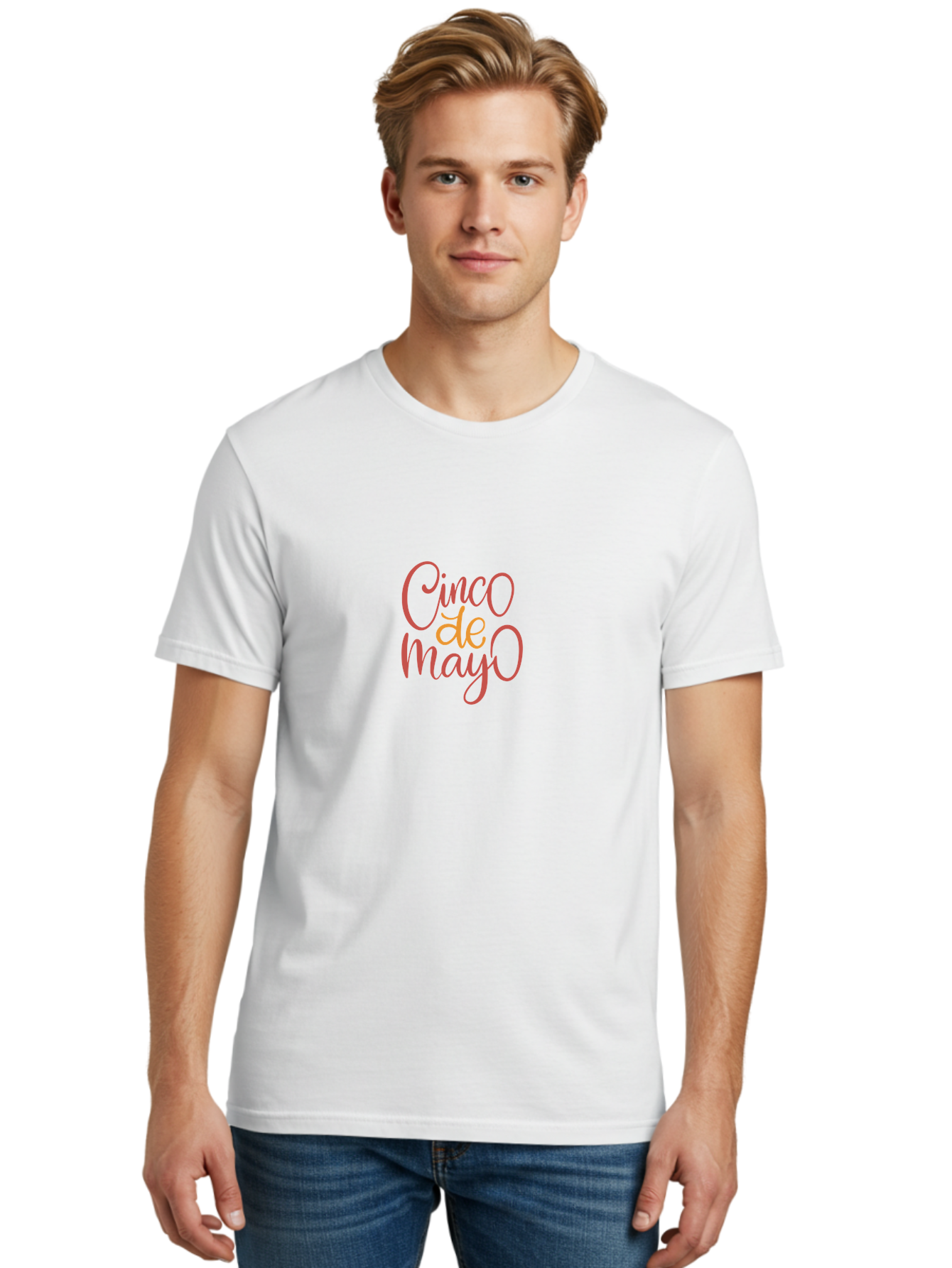 Cinco-De-Mayo-7 Men'S Graphic Tee, 100% Cotton, Comfortable Casual Summer Wear, Machine Washable, Cinco De Mayo, Festive Greeting, Pink Text, Celebration, Mexican Holiday, Cultural Heritage, Party Theme - Aaa239 10
