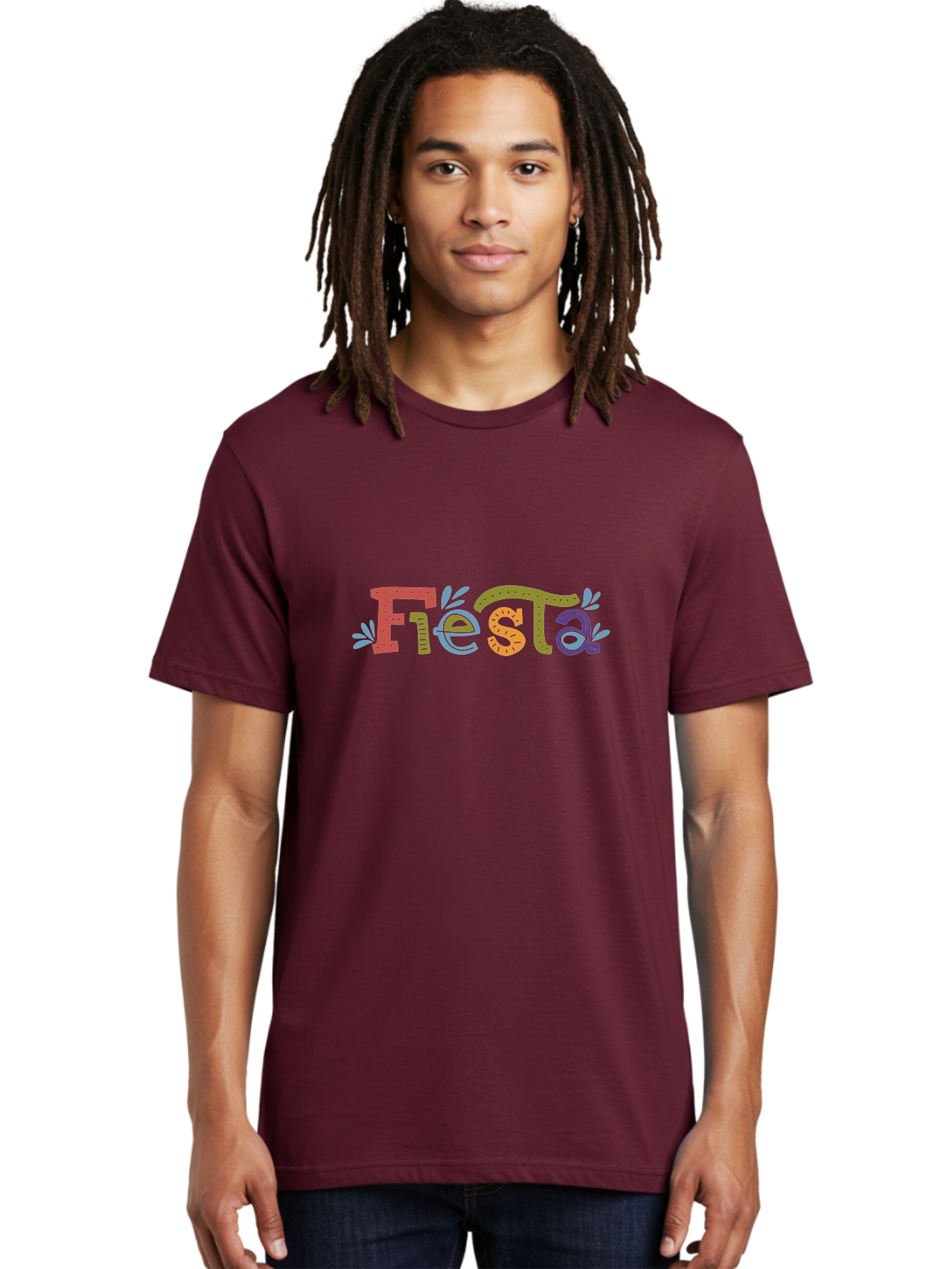 Fiesta-2 Men'S Graphic Tee, 100% Cotton, Comfortable Casual Summer Wear, Machine Washable, Fiesta, Colorful Text, Party Theme, Festive Atmosphere, Vibrant Colors, Celebratory Mood, Lively Graphics - Aaa244 16