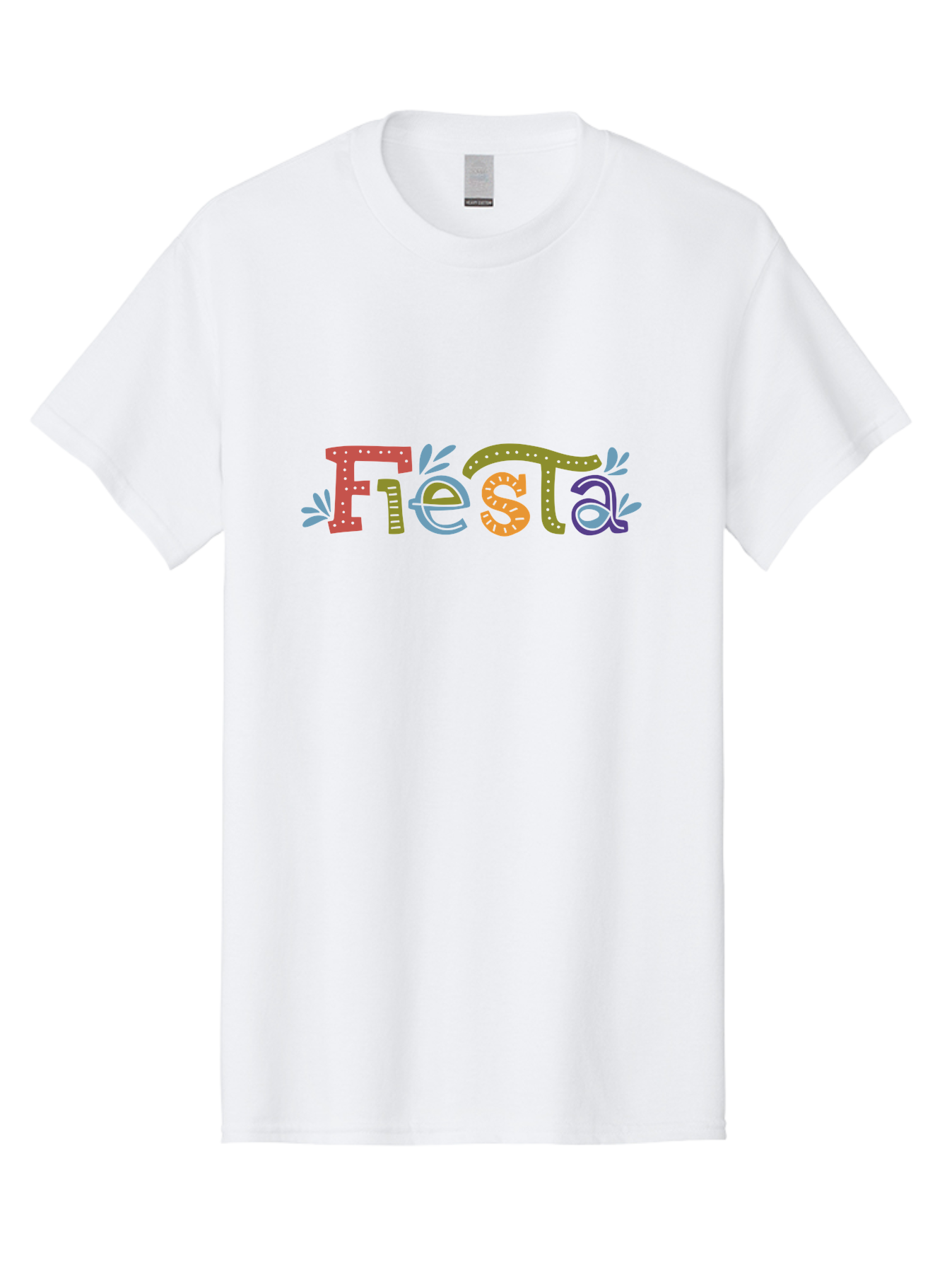 Fiesta-2 Men'S Graphic Tee, 100% Cotton, Comfortable Casual Summer Wear, Machine Washable, Fiesta, Colorful Text, Party Theme, Festive Atmosphere, Vibrant Colors, Celebratory Mood, Lively Graphics - Aaa244 19