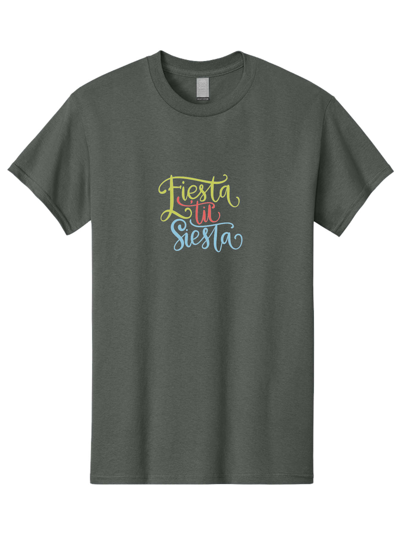 Fiesta-Til-Siesta Men'S Graphic Tee, 100% Cotton, Comfortable Casual Summer Wear, Machine Washable, Party Invitation, Festive Vibes, Celebration Graphics, Colorful Typography, Party Time, Fiesta Theme, Siesta Fun, Vibrant Colors, - Aaa246 17