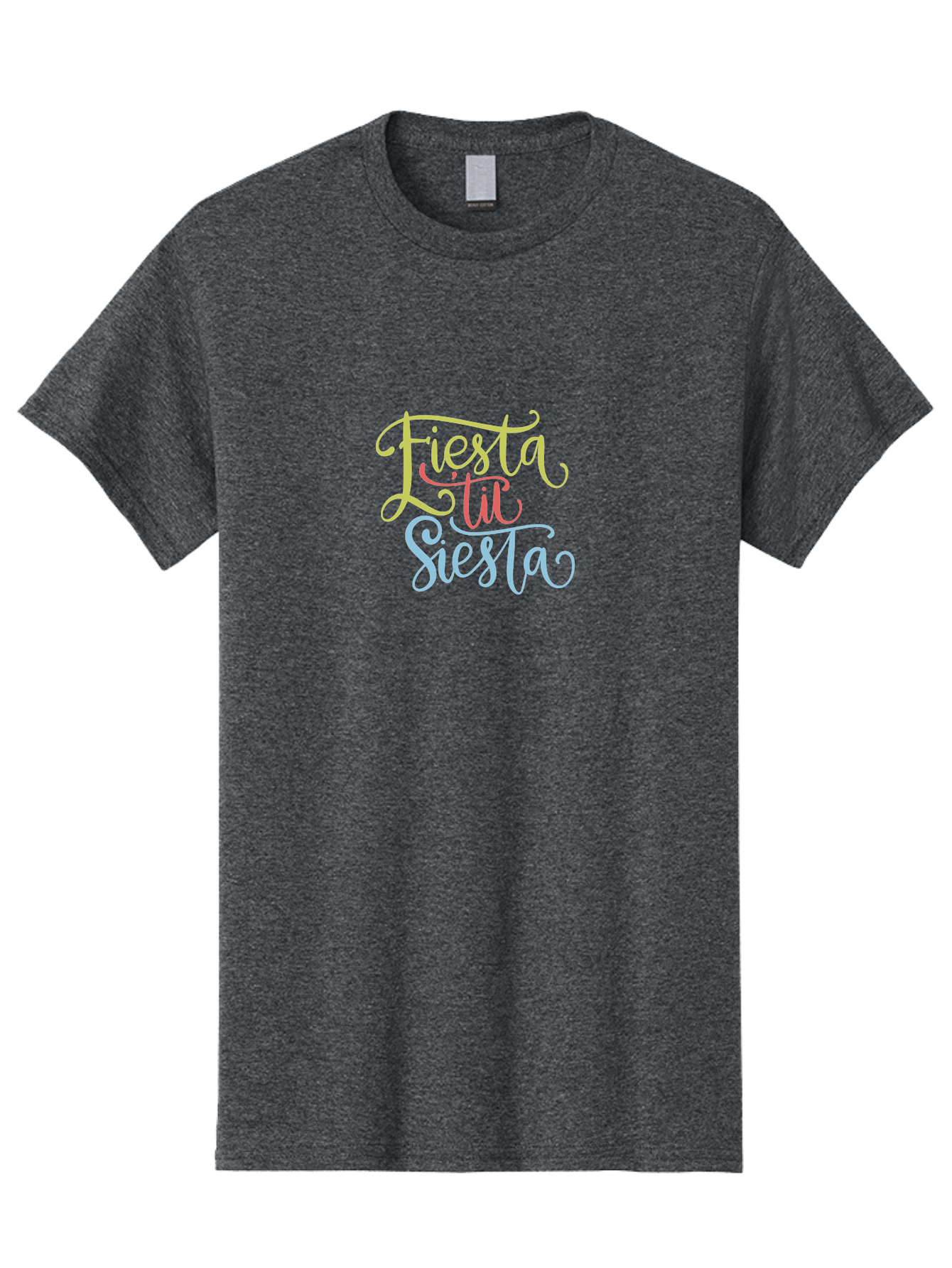 Fiesta-Til-Siesta Men'S Graphic Tee, 100% Cotton, Comfortable Casual Summer Wear, Machine Washable, Party Invitation, Festive Vibes, Celebration Graphics, Colorful Typography, Party Time, Fiesta Theme, Siesta Fun, Vibrant Colors, - Aaa246 19