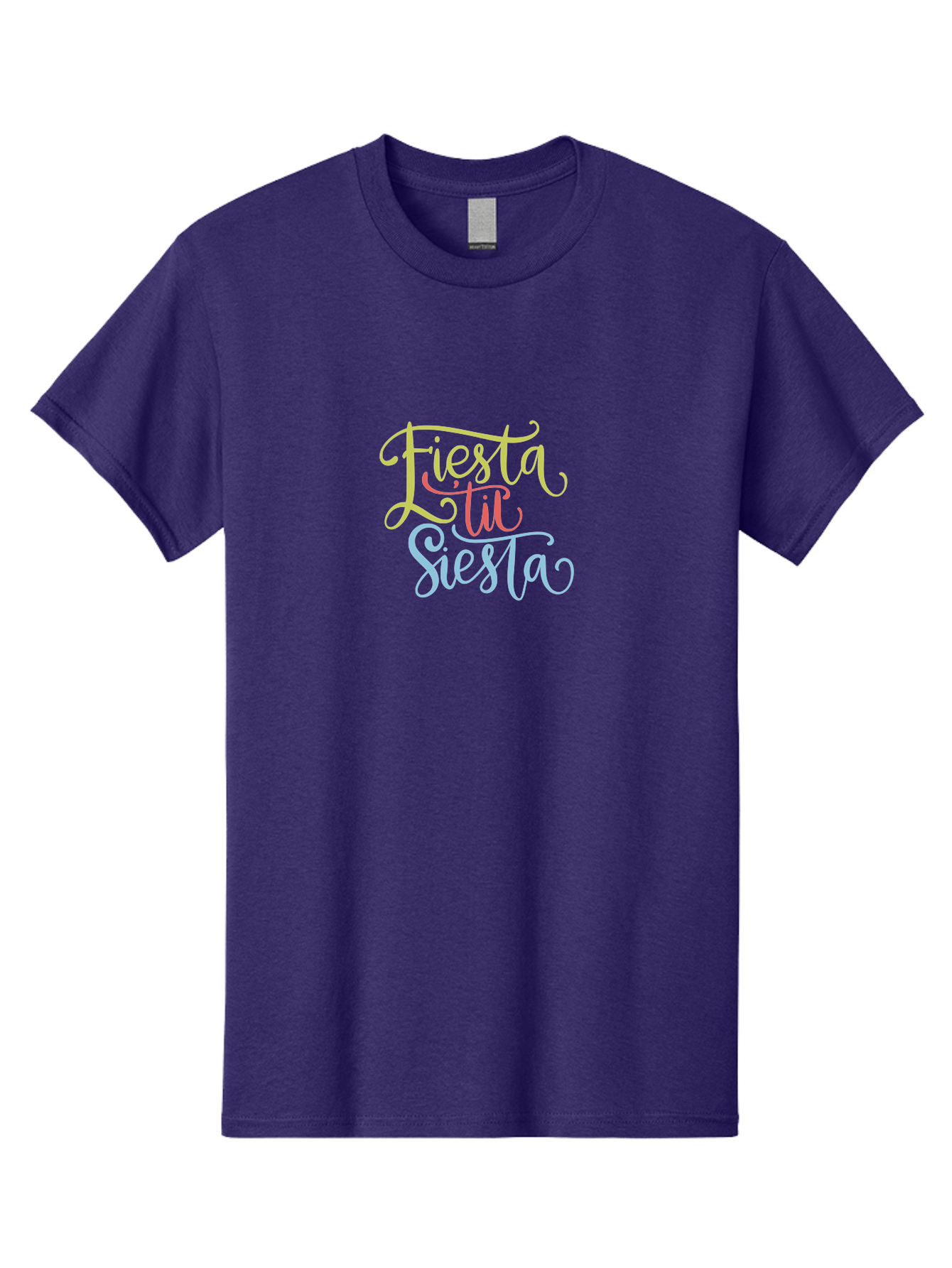 Fiesta-Til-Siesta Men'S Graphic Tee, 100% Cotton, Comfortable Casual Summer Wear, Machine Washable, Party Invitation, Festive Vibes, Celebration Graphics, Colorful Typography, Party Time, Fiesta Theme, Siesta Fun, Vibrant Colors, - Aaa246 21