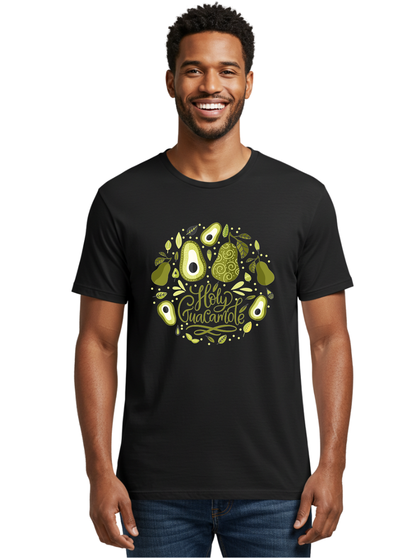 Hello-Avocado Men'S Graphic Tee, 100% Cotton, Comfortable Casual Summer Wear, Machine Washable, Avocado Illustrations, Guacamole Recipe, Healthy Eating, Vegan Lifestyle, Organic Produce, Foodie Culture, Fresh Ingredients, Culinary Delights - Aaa250 26
