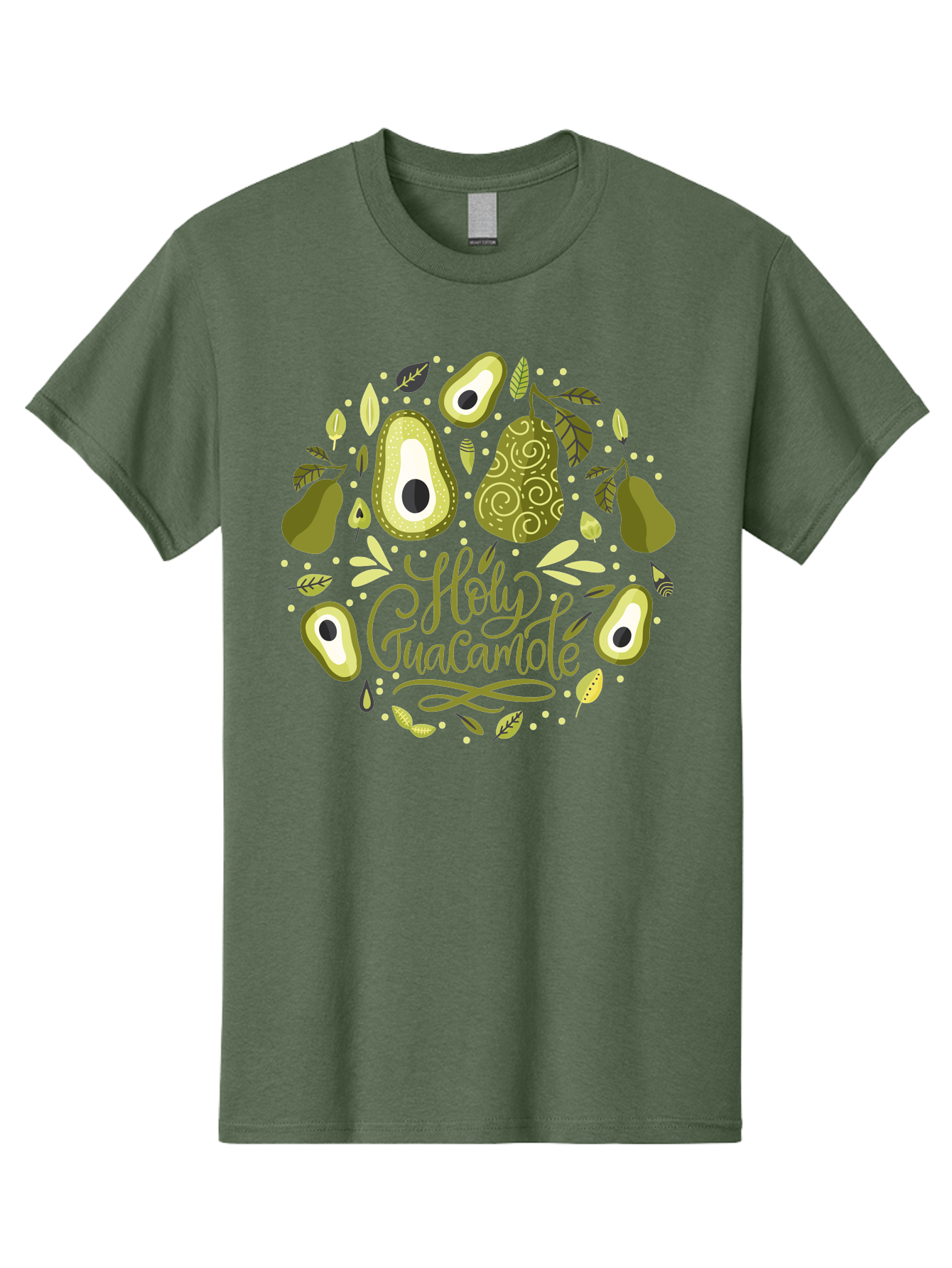 Hello-Avocado Men'S Graphic Tee, 100% Cotton, Comfortable Casual Summer Wear, Machine Washable, Avocado Illustrations, Guacamole Recipe, Healthy Eating, Vegan Lifestyle, Organic Produce, Foodie Culture, Fresh Ingredients, Culinary Delights - Aaa250 3