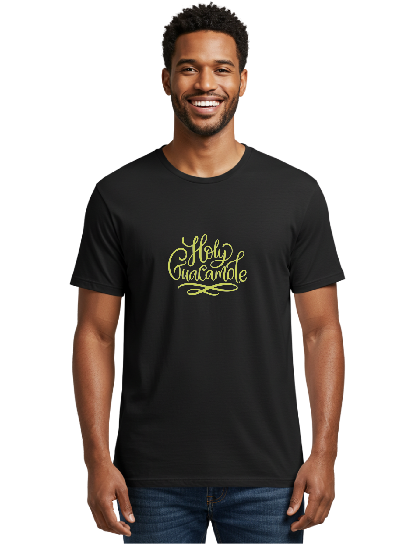 Holy-Guacamole-1 Men'S Graphic Tee, 100% Cotton, Comfortable Casual Summer Wear, Machine Washable, Mexican Cuisine, Guacamole Recipe, Dip Recipe, Delicious Dip, Tasty Guacamole, Holy Guacamole - Aaa252 4