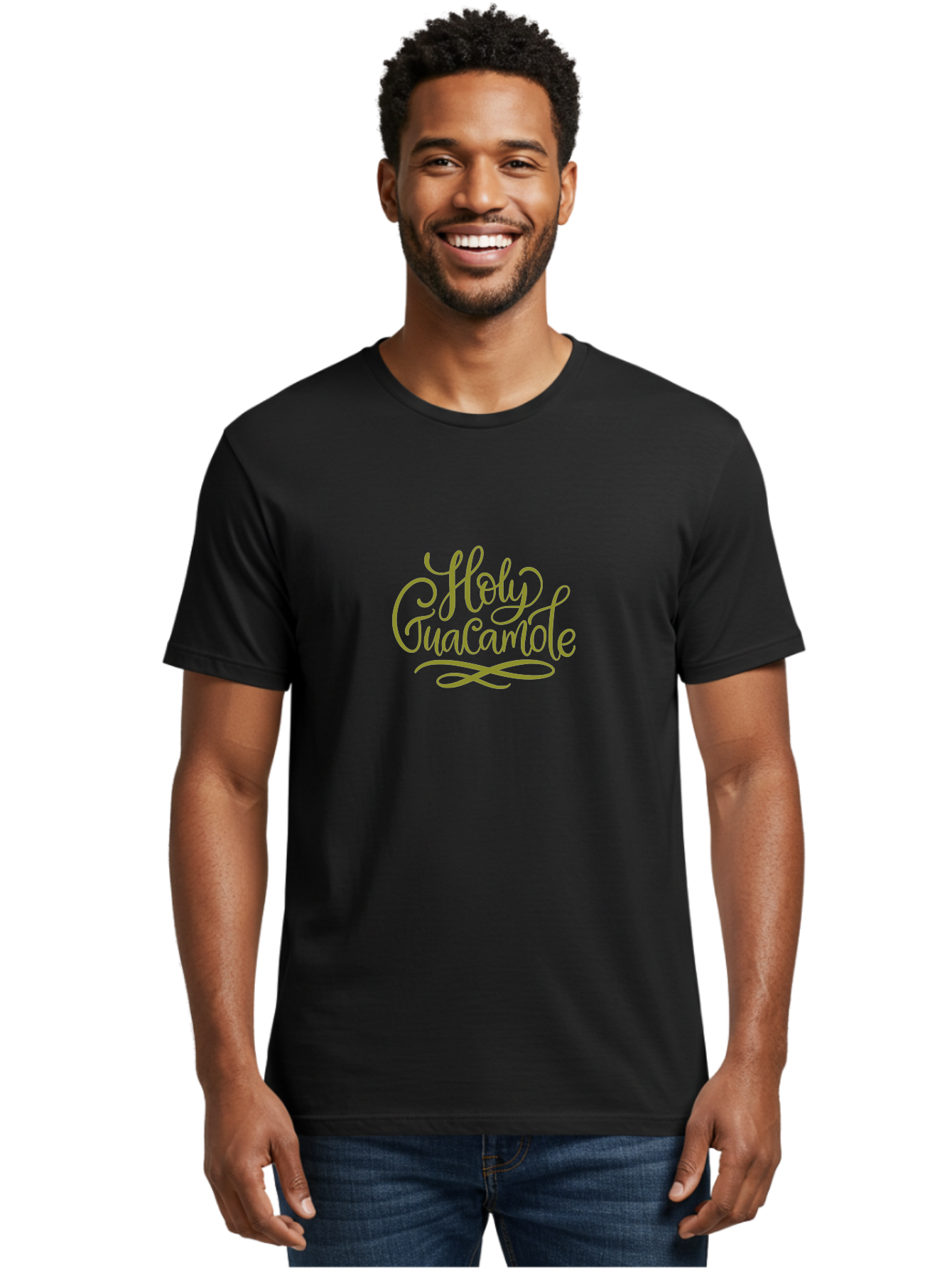 Holy-Guacamole-2 Men'S Graphic Tee, 100% Cotton, Comfortable Casual Summer Wear, Machine Washable, Holy Guacamole, Cursive Script, Decorative Text, Foodie Phrase, Culinary Quote, Trendy Typography, Mexican Cuisine, Dip Lover, Funny Phrase - Aaa253 8