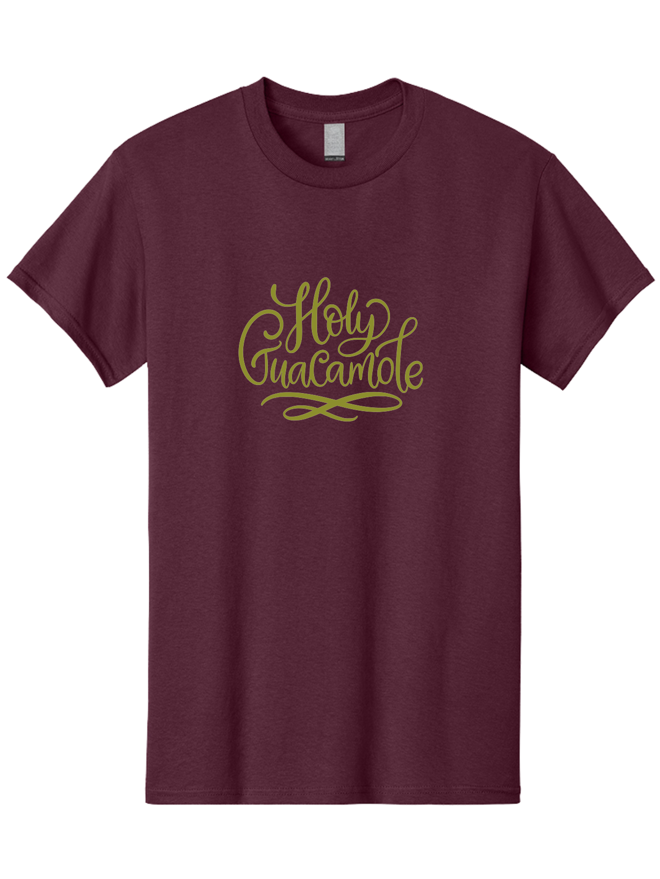 Holy-Guacamole-2 Men'S Graphic Tee, 100% Cotton, Comfortable Casual Summer Wear, Machine Washable, Holy Guacamole, Cursive Script, Decorative Text, Foodie Phrase, Culinary Quote, Trendy Typography, Mexican Cuisine, Dip Lover, Funny Phrase - Aaa253 5