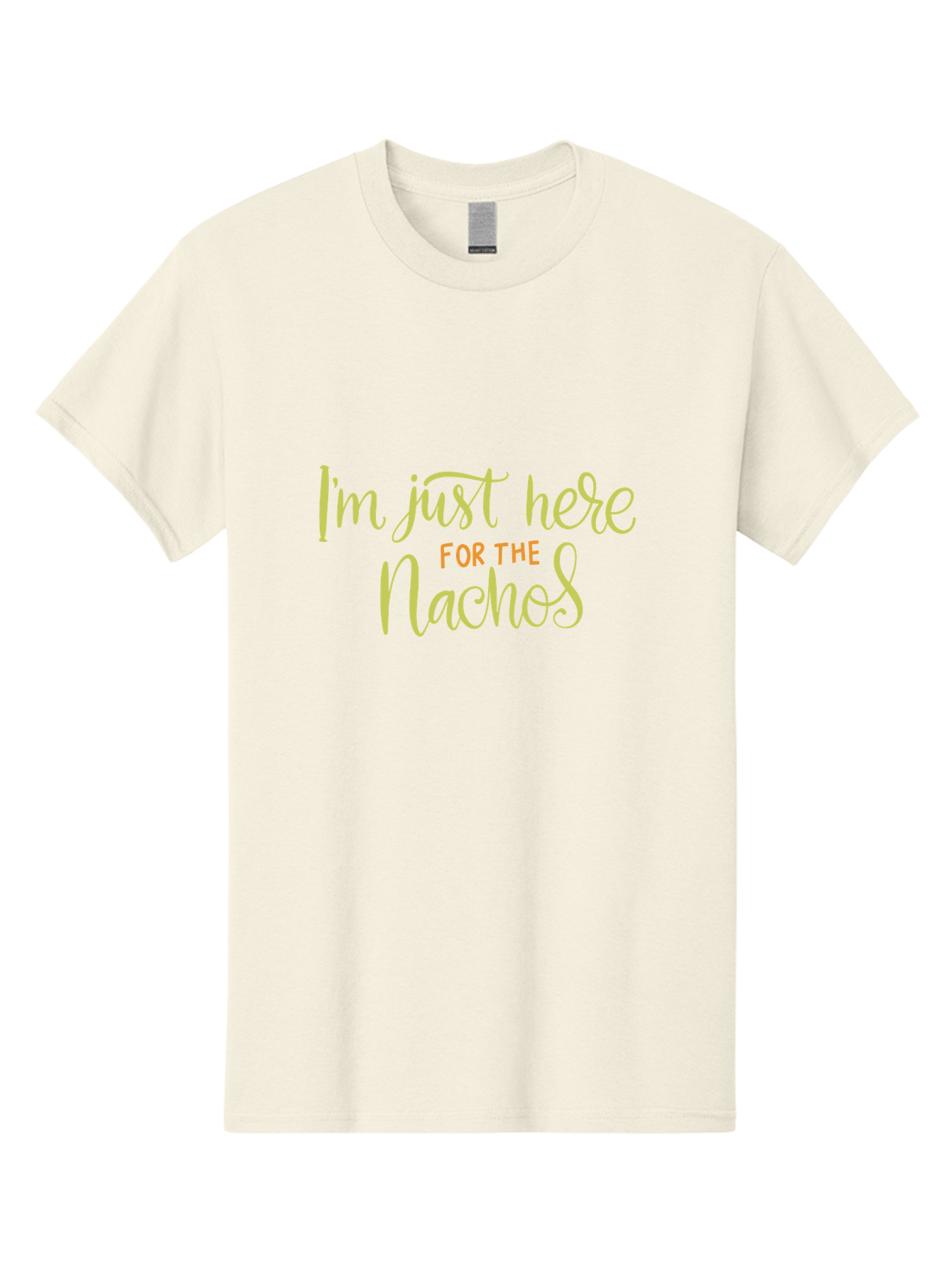 I-M-Just-Here-For-The-Nachos-2 Men'S Graphic Tee, 100% Cotton, Comfortable Casual Summer Wear, Machine Washable, Nachos, Funny Quote, Humorous Phrase, Foodie Humor, Comedic Saying, Cheesy Nachos, Snack Lovers, Amusing Text, Playful Phrase, - Aaa263 13