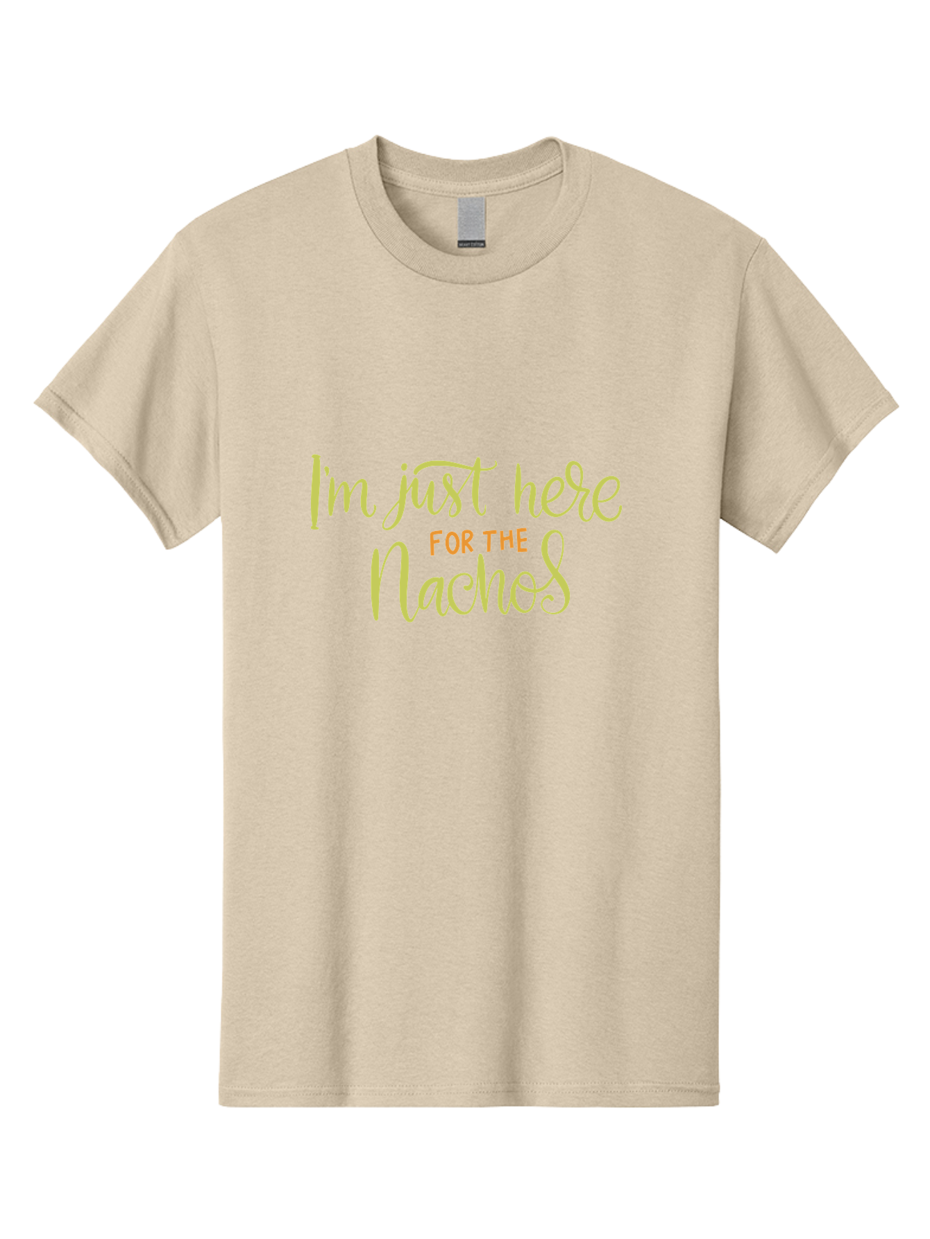 I-M-Just-Here-For-The-Nachos-2 Men'S Graphic Tee, 100% Cotton, Comfortable Casual Summer Wear, Machine Washable, Nachos, Funny Quote, Humorous Phrase, Foodie Humor, Comedic Saying, Cheesy Nachos, Snack Lovers, Amusing Text, Playful Phrase, - Aaa263 19
