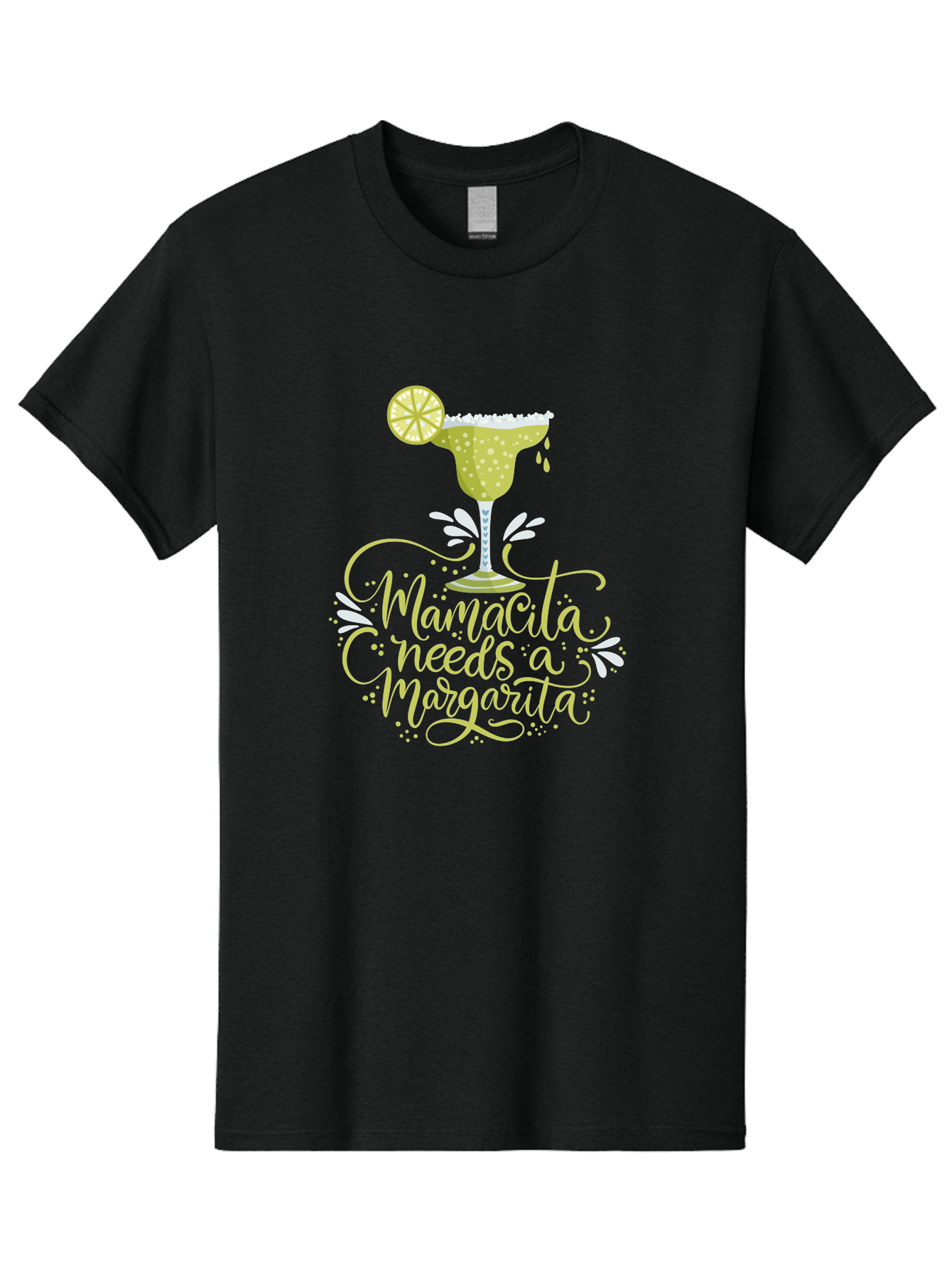 Mamacita-Needs-A-Margarita-1 Men'S Graphic Tee, 100% Cotton, Comfortable Casual Summer Wear, Machine Washable, Margarita Cocktail, Lime Slice, Salt Rim, Tequila Drink, Festive Design, Party Theme, Mexican-Inspired, Cocktail Culture, - Aaa273 7