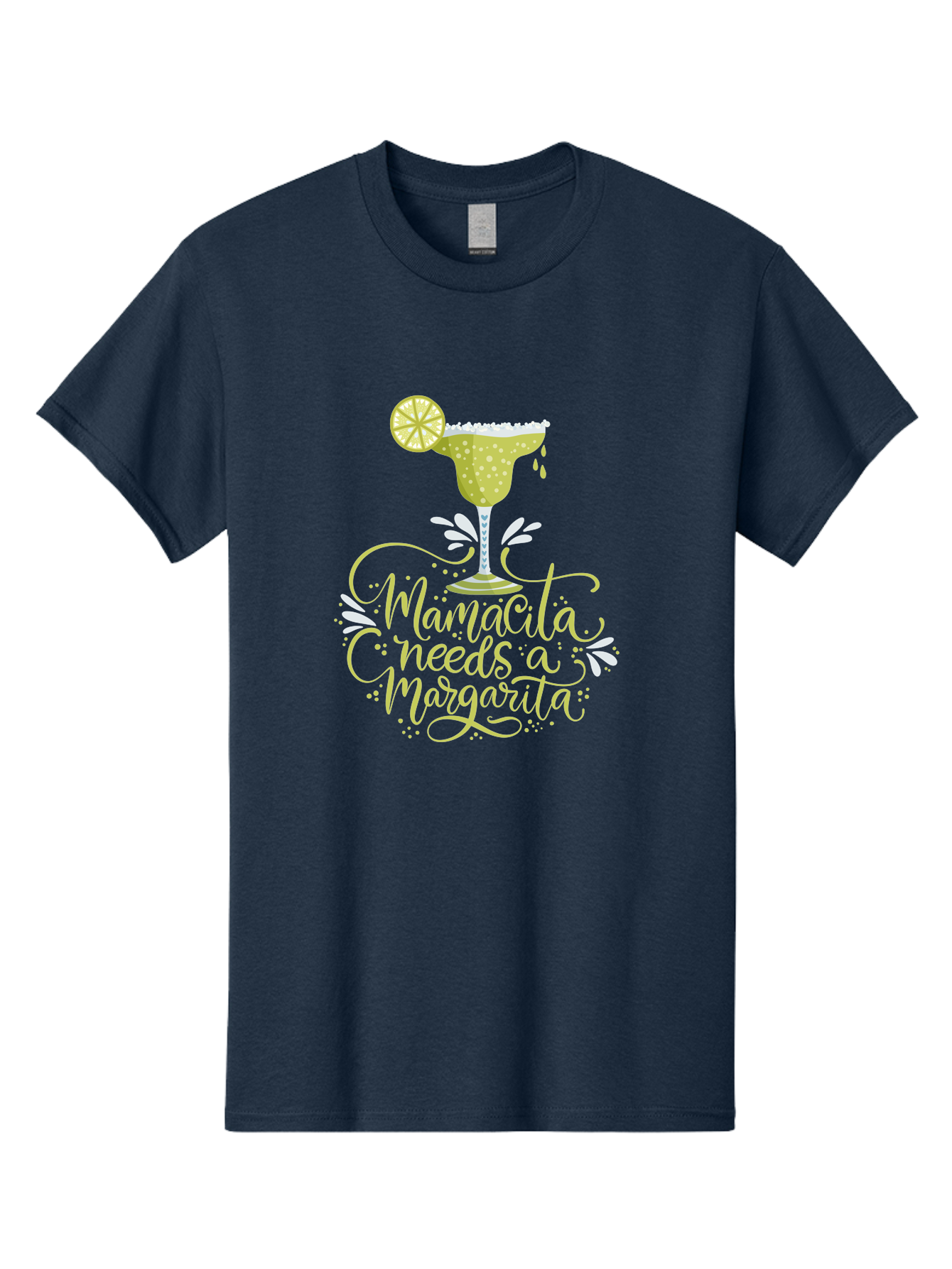 Mamacita-Needs-A-Margarita-1 Men'S Graphic Tee, 100% Cotton, Comfortable Casual Summer Wear, Machine Washable, Margarita Cocktail, Lime Slice, Salt Rim, Tequila Drink, Festive Design, Party Theme, Mexican-Inspired, Cocktail Culture, - Aaa273 27