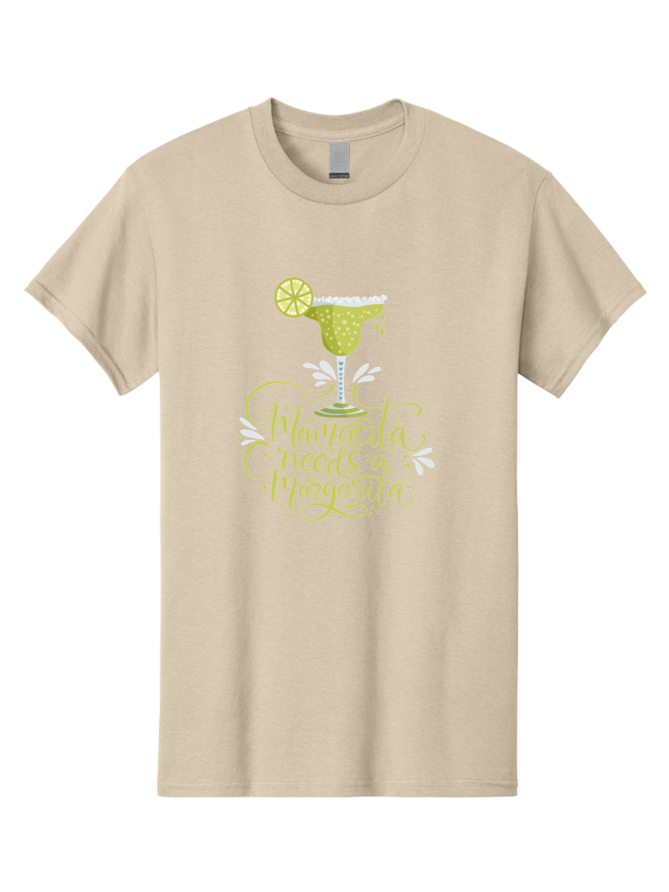 Mamacita-Needs-A-Margarita-1 Men'S Graphic Tee, 100% Cotton, Comfortable Casual Summer Wear, Machine Washable, Margarita Cocktail, Lime Slice, Salt Rim, Tequila Drink, Festive Design, Party Theme, Mexican-Inspired, Cocktail Culture, - Aaa273 25