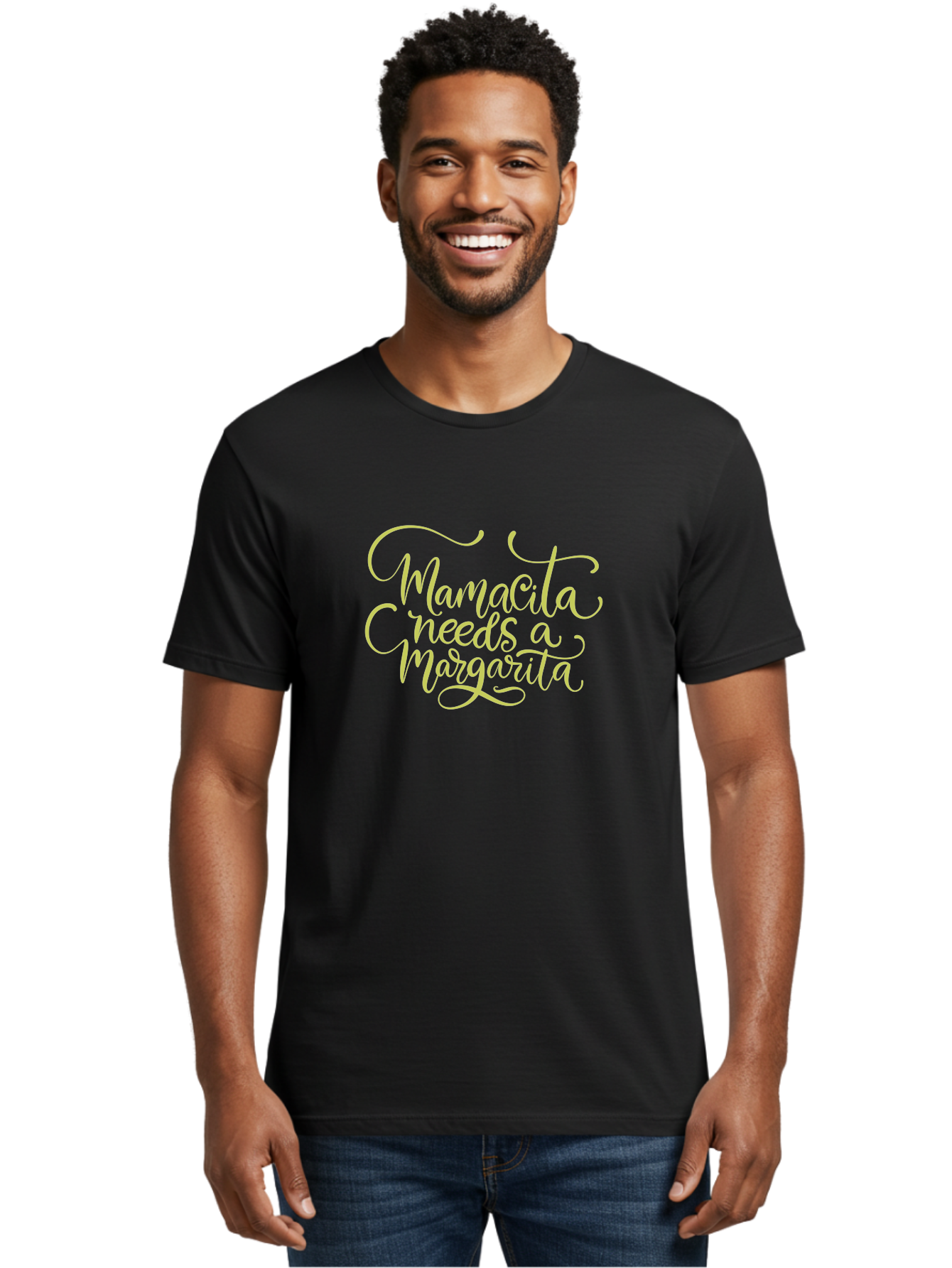 Mamacita-Needs-A-Margarita-2 Men'S Graphic Tee, 100% Cotton, Comfortable Casual Summer Wear, Machine Washable, Mamacita Needs A Margarita, Margarita Cocktail, Funny Quote, Cursive Text, Beverage Phrase, Happy Hour, Drink Sign, Party Theme, - Aaa274 26