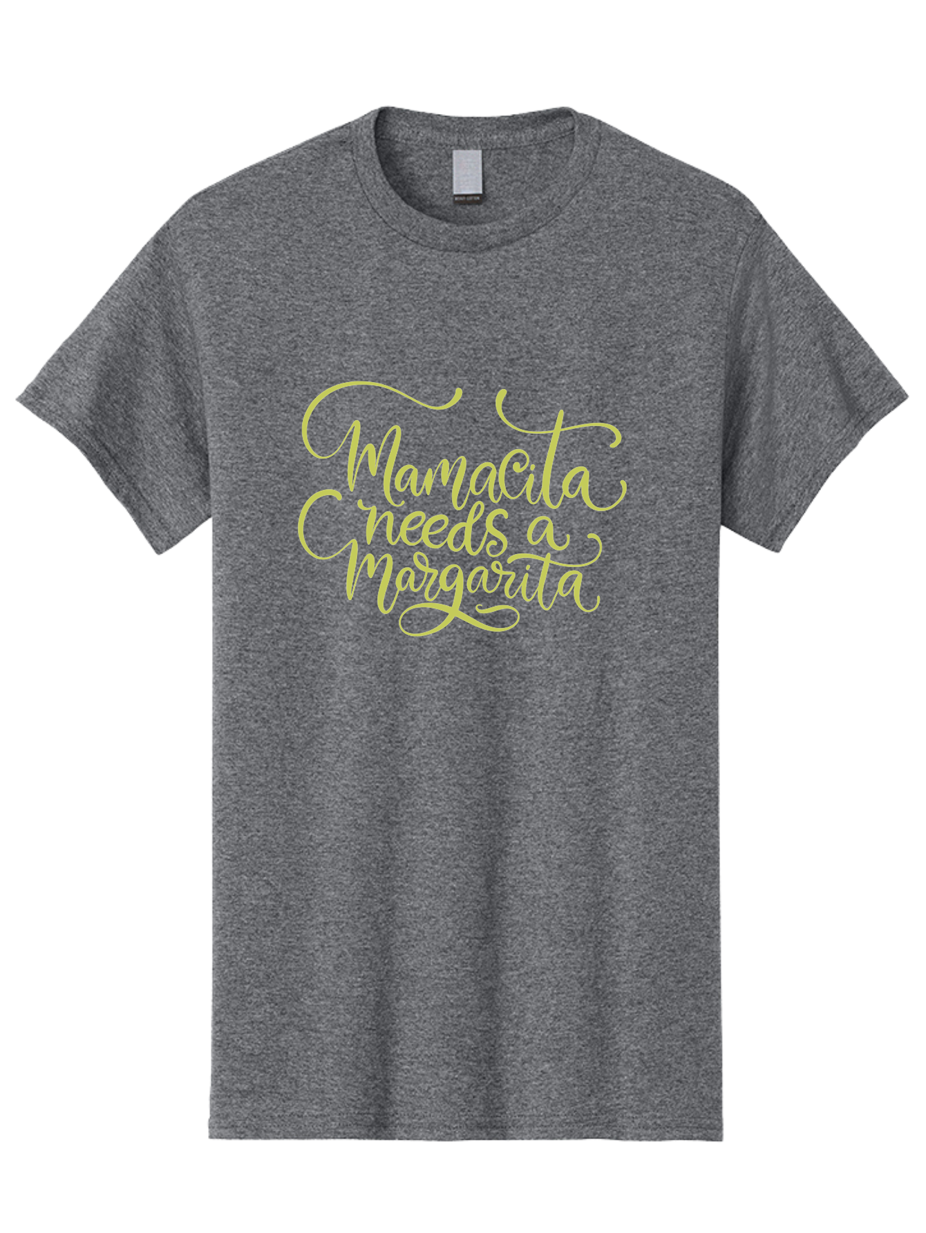 Mamacita-Needs-A-Margarita-2 Men'S Graphic Tee, 100% Cotton, Comfortable Casual Summer Wear, Machine Washable, Mamacita Needs A Margarita, Margarita Cocktail, Funny Quote, Cursive Text, Beverage Phrase, Happy Hour, Drink Sign, Party Theme, - Aaa274 27