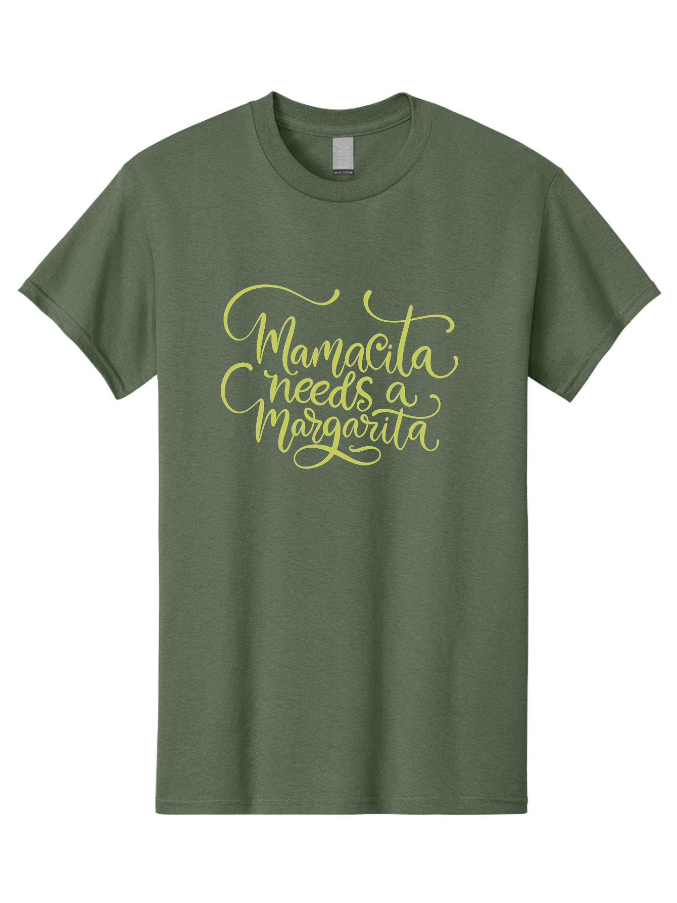 Mamacita-Needs-A-Margarita-2 Men'S Graphic Tee, 100% Cotton, Comfortable Casual Summer Wear, Machine Washable, Mamacita Needs A Margarita, Margarita Cocktail, Funny Quote, Cursive Text, Beverage Phrase, Happy Hour, Drink Sign, Party Theme, - Aaa274 13