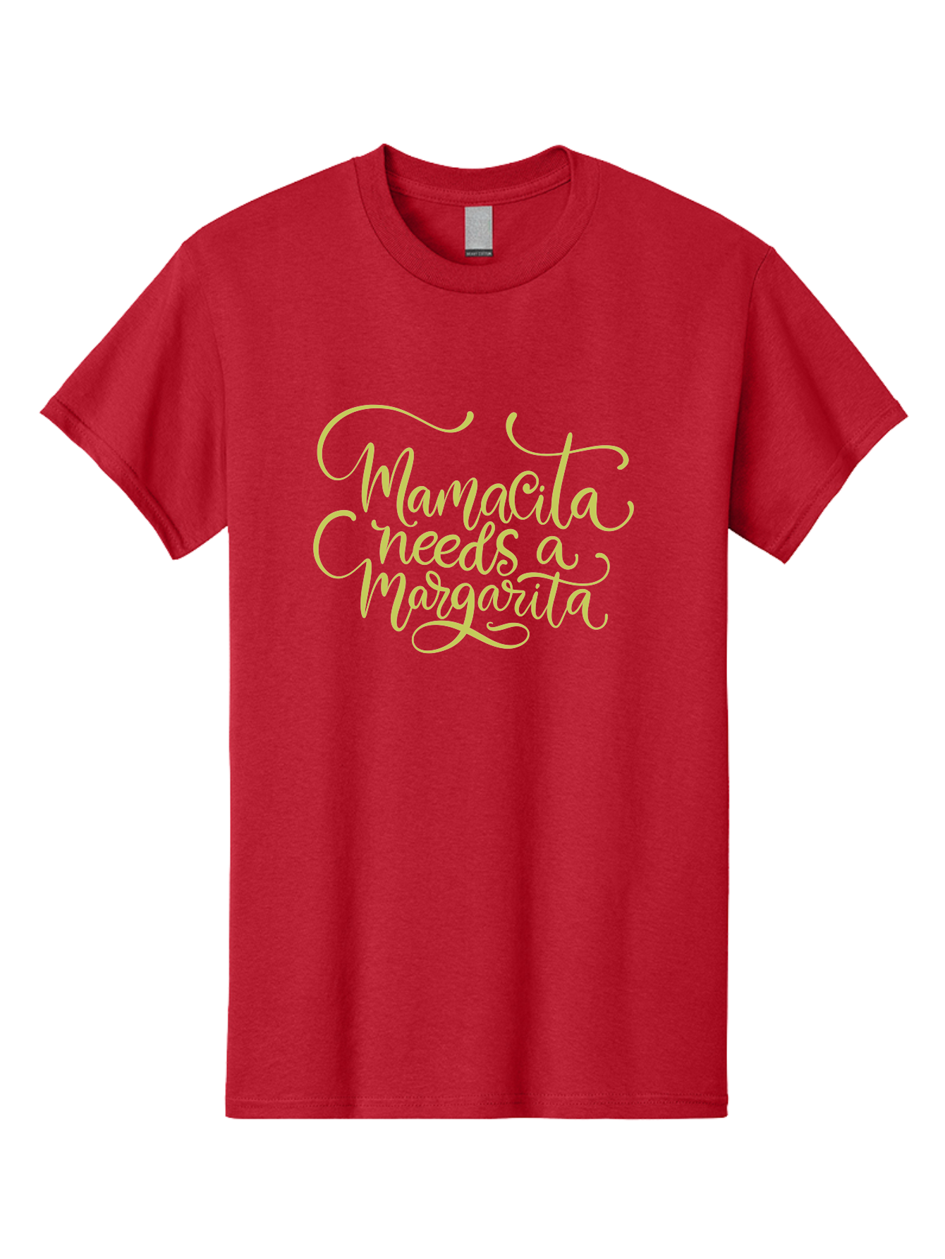 Mamacita-Needs-A-Margarita-2 Men'S Graphic Tee, 100% Cotton, Comfortable Casual Summer Wear, Machine Washable, Mamacita Needs A Margarita, Margarita Cocktail, Funny Quote, Cursive Text, Beverage Phrase, Happy Hour, Drink Sign, Party Theme, - Aaa274 5