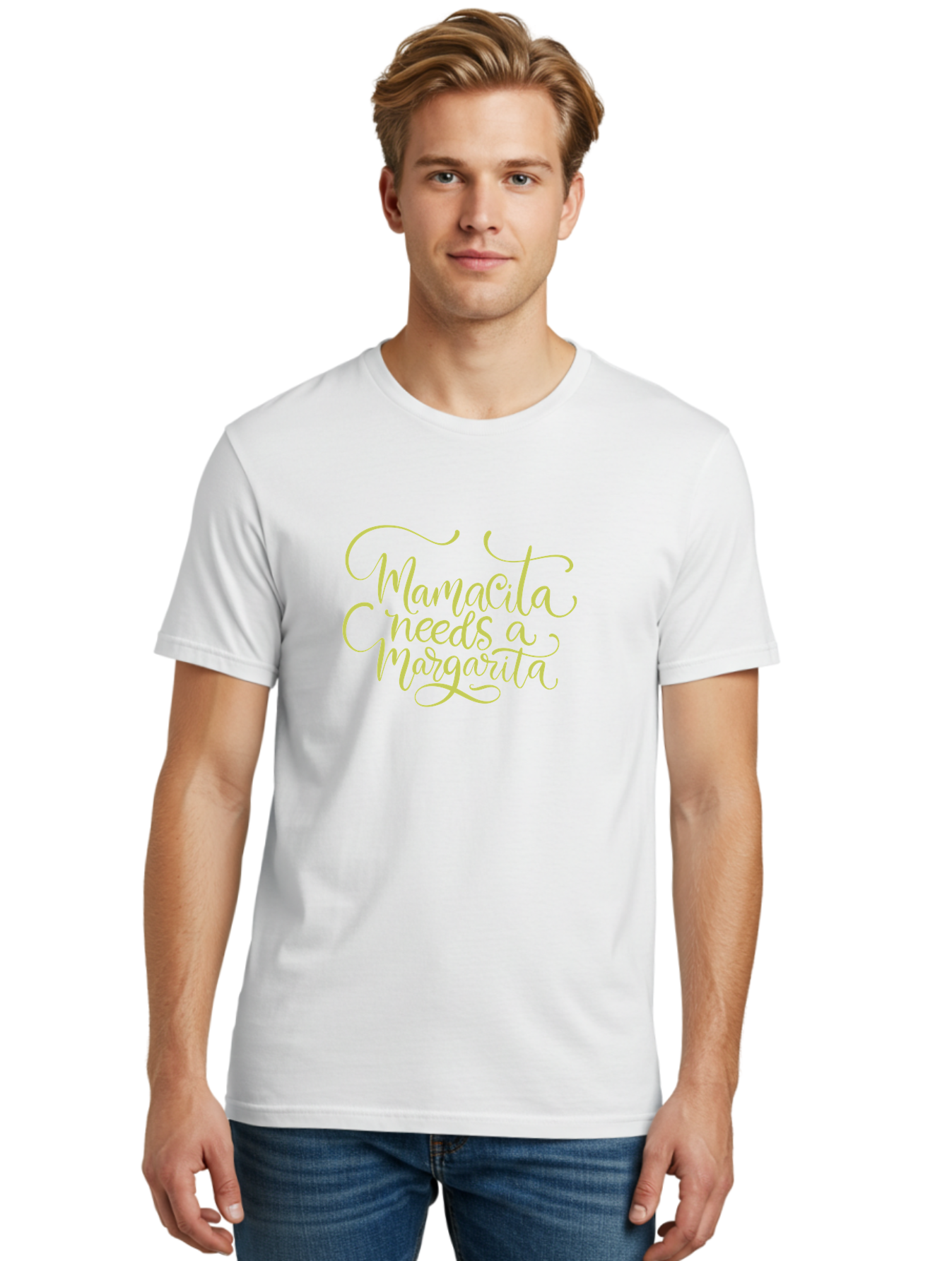 Mamacita-Needs-A-Margarita-2 Men'S Graphic Tee, 100% Cotton, Comfortable Casual Summer Wear, Machine Washable, Mamacita Needs A Margarita, Margarita Cocktail, Funny Quote, Cursive Text, Beverage Phrase, Happy Hour, Drink Sign, Party Theme, - Aaa274 8