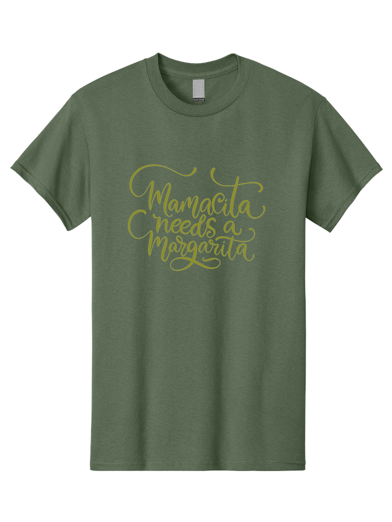 Mamacita-Needs-A-Margarita-3 Men'S Graphic Tee, 100% Cotton, Comfortable Casual Summer Wear, Machine Washable, Humorous Quote, Funny Phrase, Margarita Cocktail, Mamaquita, Red Text, Decorative Font, Elegant Script, Festive Vibes, - Aaa275 7