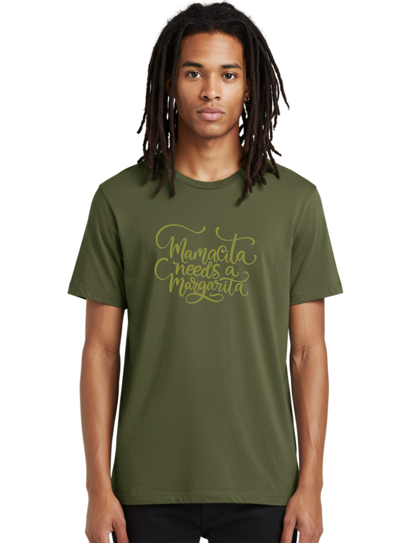 Mamacita-Needs-A-Margarita-3 Men'S Graphic Tee, 100% Cotton, Comfortable Casual Summer Wear, Machine Washable, Humorous Quote, Funny Phrase, Margarita Cocktail, Mamaquita, Red Text, Decorative Font, Elegant Script, Festive Vibes, - Aaa275 8