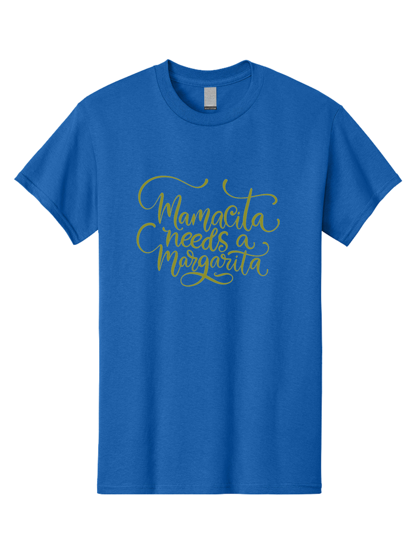 Mamacita-Needs-A-Margarita-3 Men'S Graphic Tee, 100% Cotton, Comfortable Casual Summer Wear, Machine Washable, Humorous Quote, Funny Phrase, Margarita Cocktail, Mamaquita, Red Text, Decorative Font, Elegant Script, Festive Vibes, - Aaa275 23