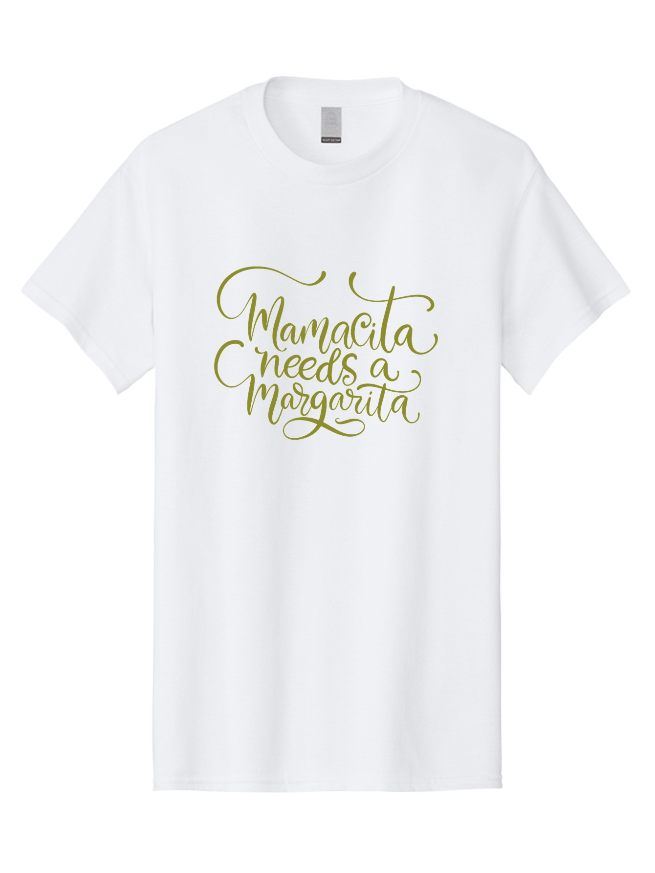 Mamacita-Needs-A-Margarita-3 Men'S Graphic Tee, 100% Cotton, Comfortable Casual Summer Wear, Machine Washable, Humorous Quote, Funny Phrase, Margarita Cocktail, Mamaquita, Red Text, Decorative Font, Elegant Script, Festive Vibes, - Aaa275 17