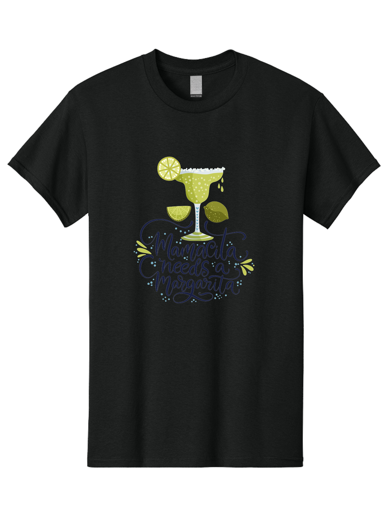 Mamacita-Needs-A-Margarita Men'S Graphic Tee, 100% Cotton, Comfortable Casual Summer Wear, Machine Washable, Margarita Cocktail, Salt Rim, Citrus Slices, Festive Drinks, Party Vibes, Summer Fun, Happy Hour, Cocktail Hour, Margarita Love, - Aaa276 17