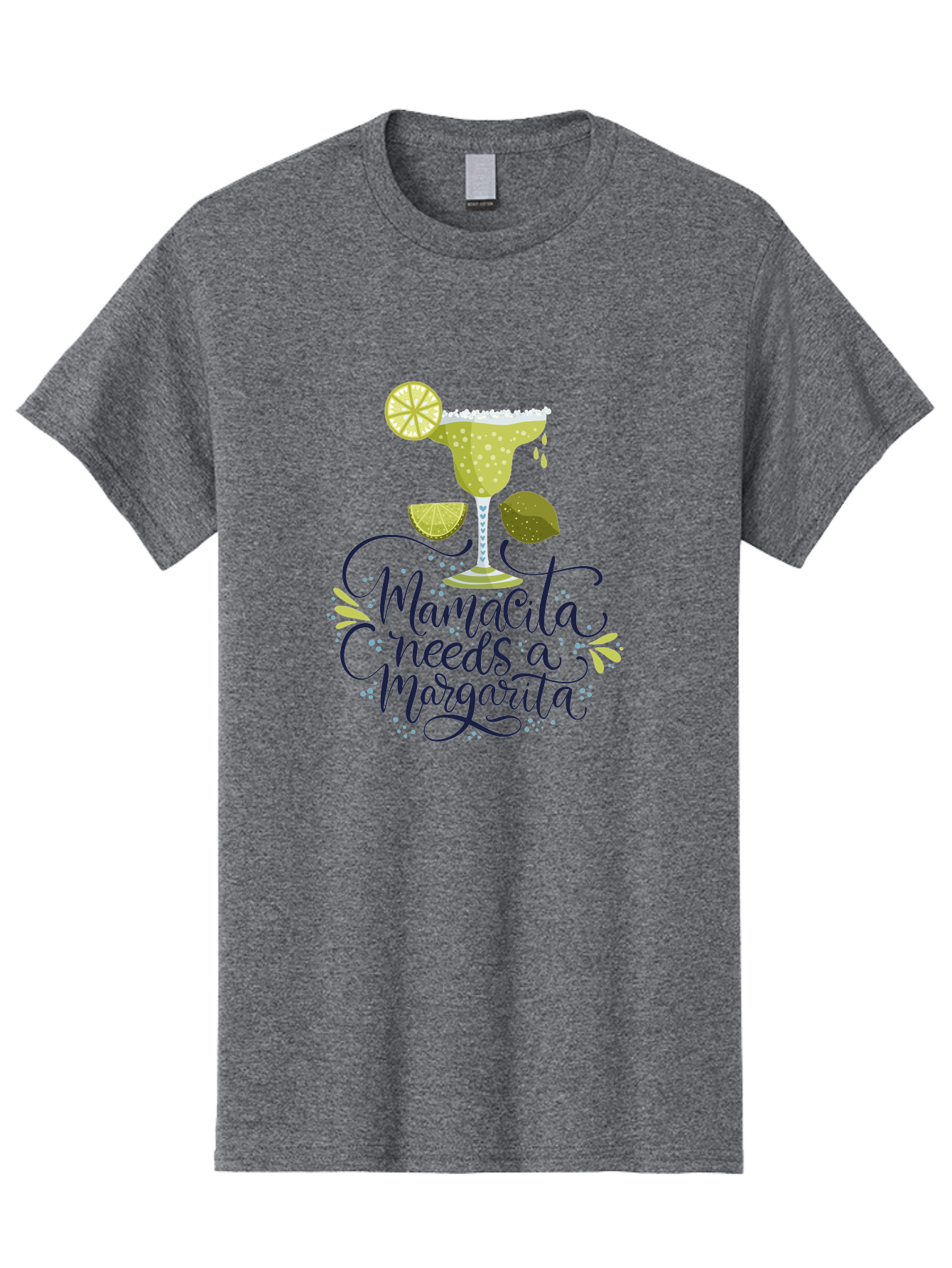Mamacita-Needs-A-Margarita Men'S Graphic Tee, 100% Cotton, Comfortable Casual Summer Wear, Machine Washable, Margarita Cocktail, Salt Rim, Citrus Slices, Festive Drinks, Party Vibes, Summer Fun, Happy Hour, Cocktail Hour, Margarita Love, - Aaa276 9