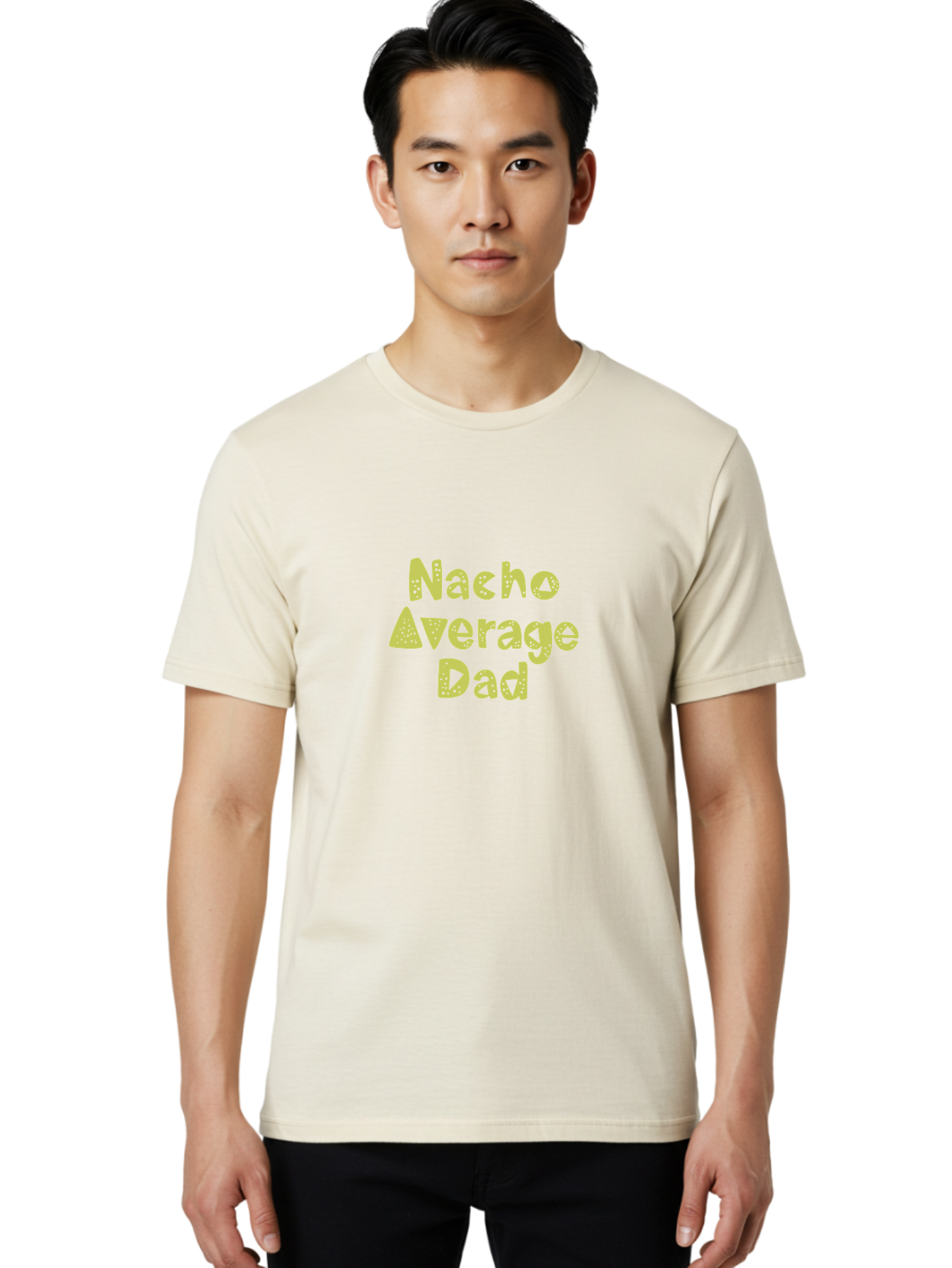 Nacho-Average-Dad Men'S Graphic Tee, 100% Cotton, Comfortable Casual Summer Wear, Machine Washable, Funny Dad Quote, Nacho Dad Joke, Daddy Humor, Funny Fathers Day, Punny Gift, Playful Tee, Dads Joke, Humor Design - Aaa283 18