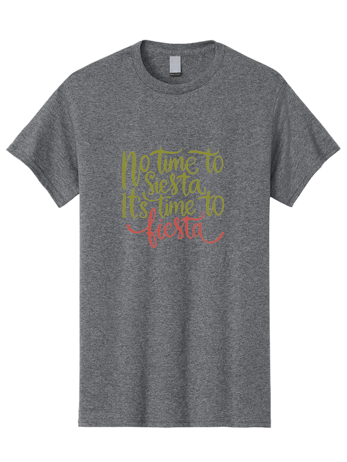 No-Time-To-Siesta-1 Men'S Graphic Tee, 100% Cotton, Comfortable Casual Summer Wear, Machine Washable, Party Invitation, Fiesta Theme, Celebration Graphics, Vibrant Pink Text, Festive T Shirt, Party Time Slogan, Party Decor - Aaa286 17