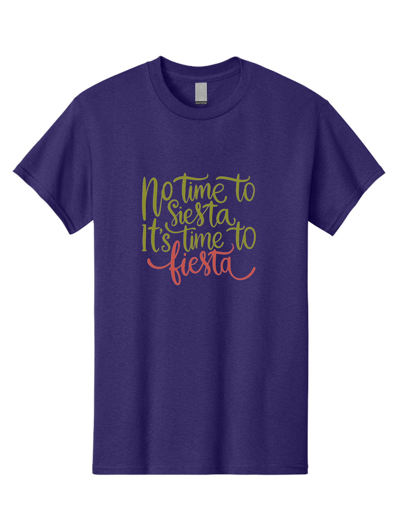 No-Time-To-Siesta-1 Men'S Graphic Tee, 100% Cotton, Comfortable Casual Summer Wear, Machine Washable, Party Invitation, Fiesta Theme, Celebration Graphics, Vibrant Pink Text, Festive T Shirt, Party Time Slogan, Party Decor - Aaa286 11