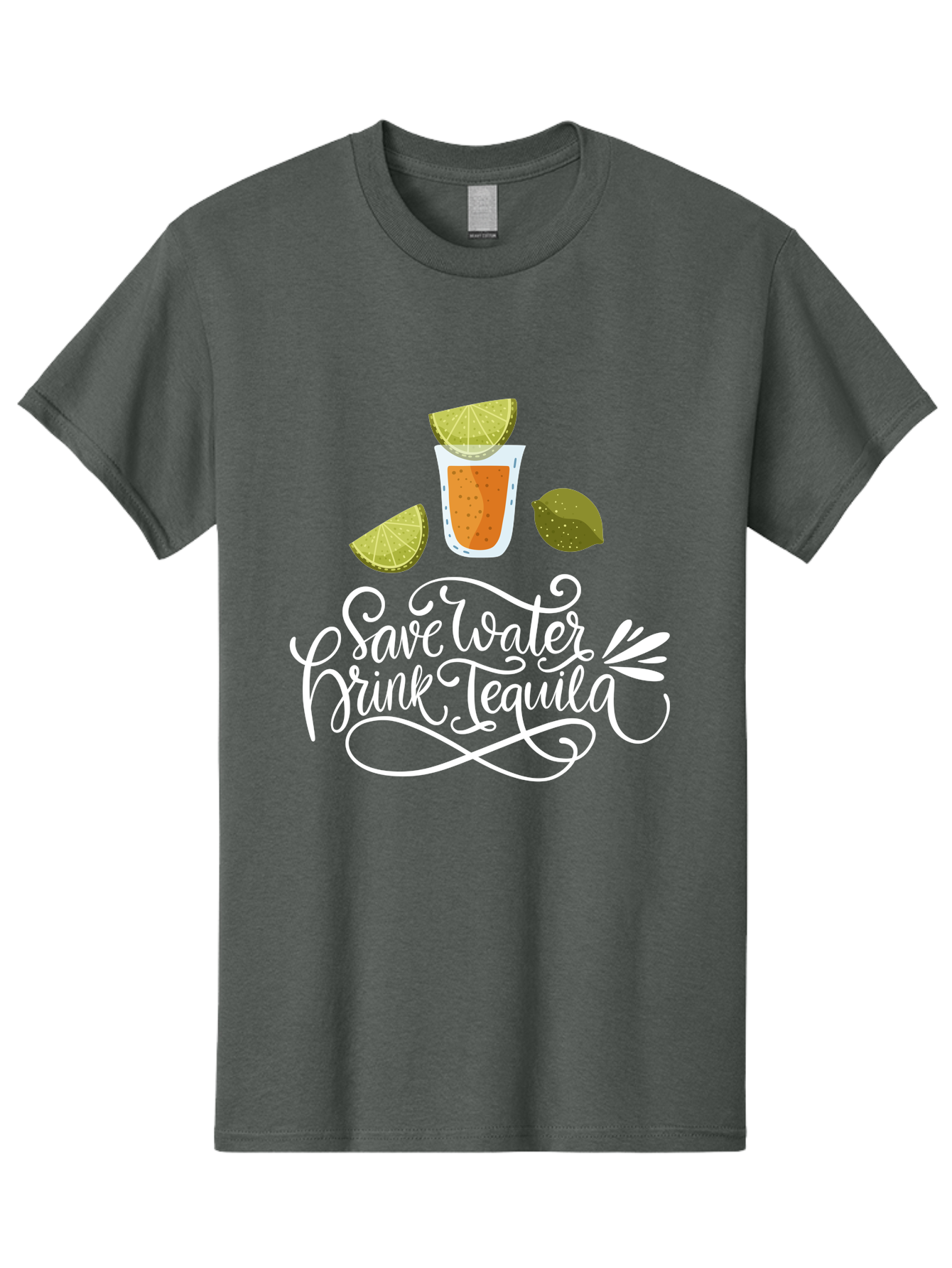 Save-Water-Drink-Tequila-2 Men'S Graphic Tee, 100% Cotton, Comfortable Casual Summer Wear, Machine Washable, Tequila Shot, Lime Wedges, Agave Leaf, Save Water Drink Tequila Text, Cocktail, Party, Drinking Culture, Humorous, Mexican Drink - Aaa292 17
