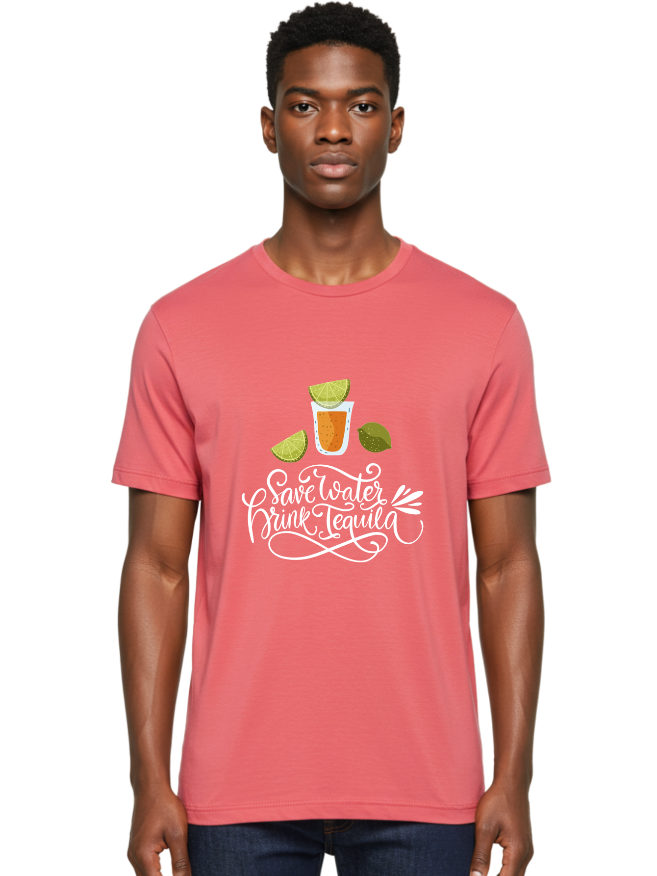 Save-Water-Drink-Tequila-2 Men'S Graphic Tee, 100% Cotton, Comfortable Casual Summer Wear, Machine Washable, Tequila Shot, Lime Wedges, Agave Leaf, Save Water Drink Tequila Text, Cocktail, Party, Drinking Culture, Humorous, Mexican Drink - Aaa292 26