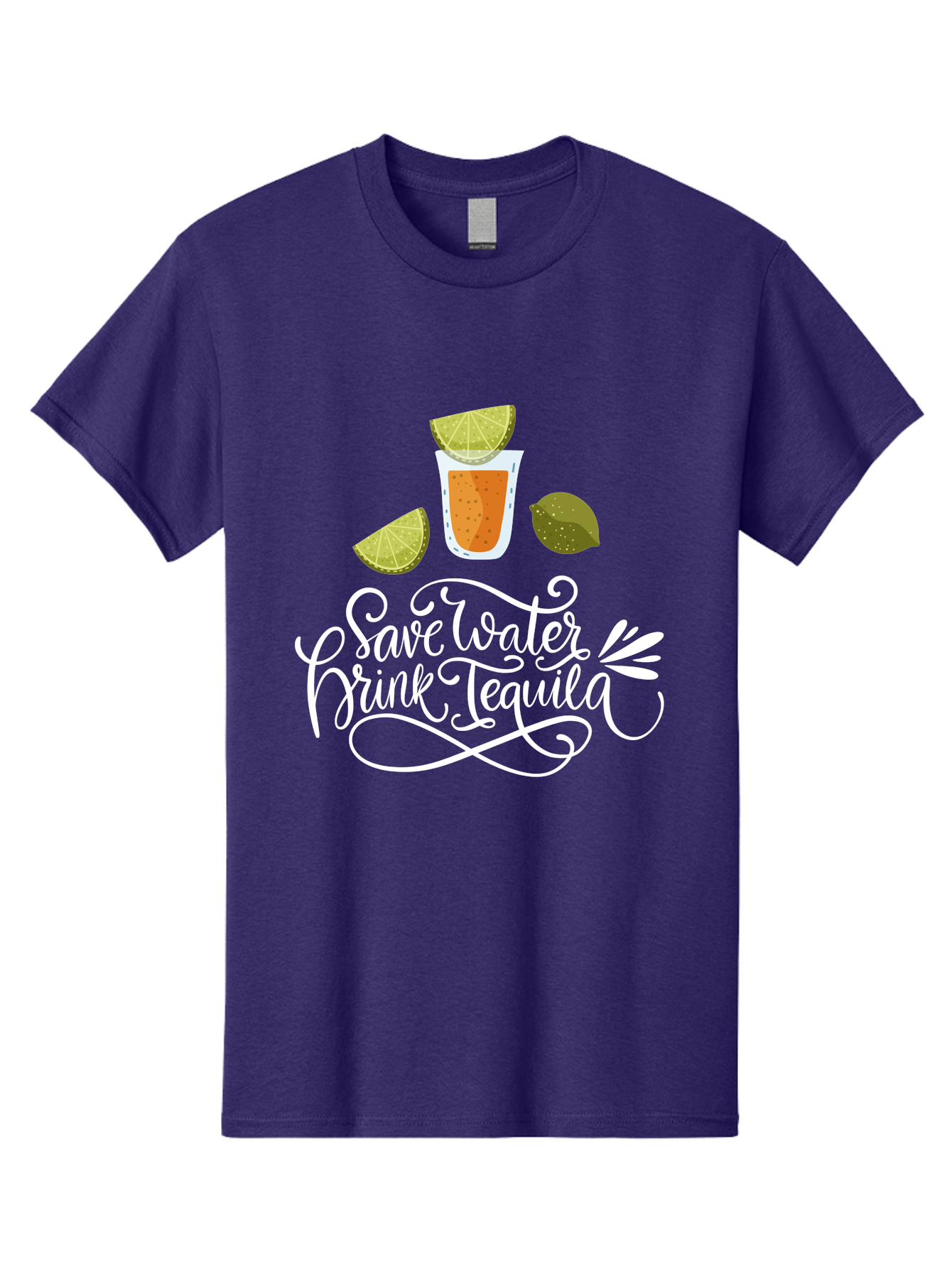 Save-Water-Drink-Tequila-2 Men'S Graphic Tee, 100% Cotton, Comfortable Casual Summer Wear, Machine Washable, Tequila Shot, Lime Wedges, Agave Leaf, Save Water Drink Tequila Text, Cocktail, Party, Drinking Culture, Humorous, Mexican Drink - Aaa292 13