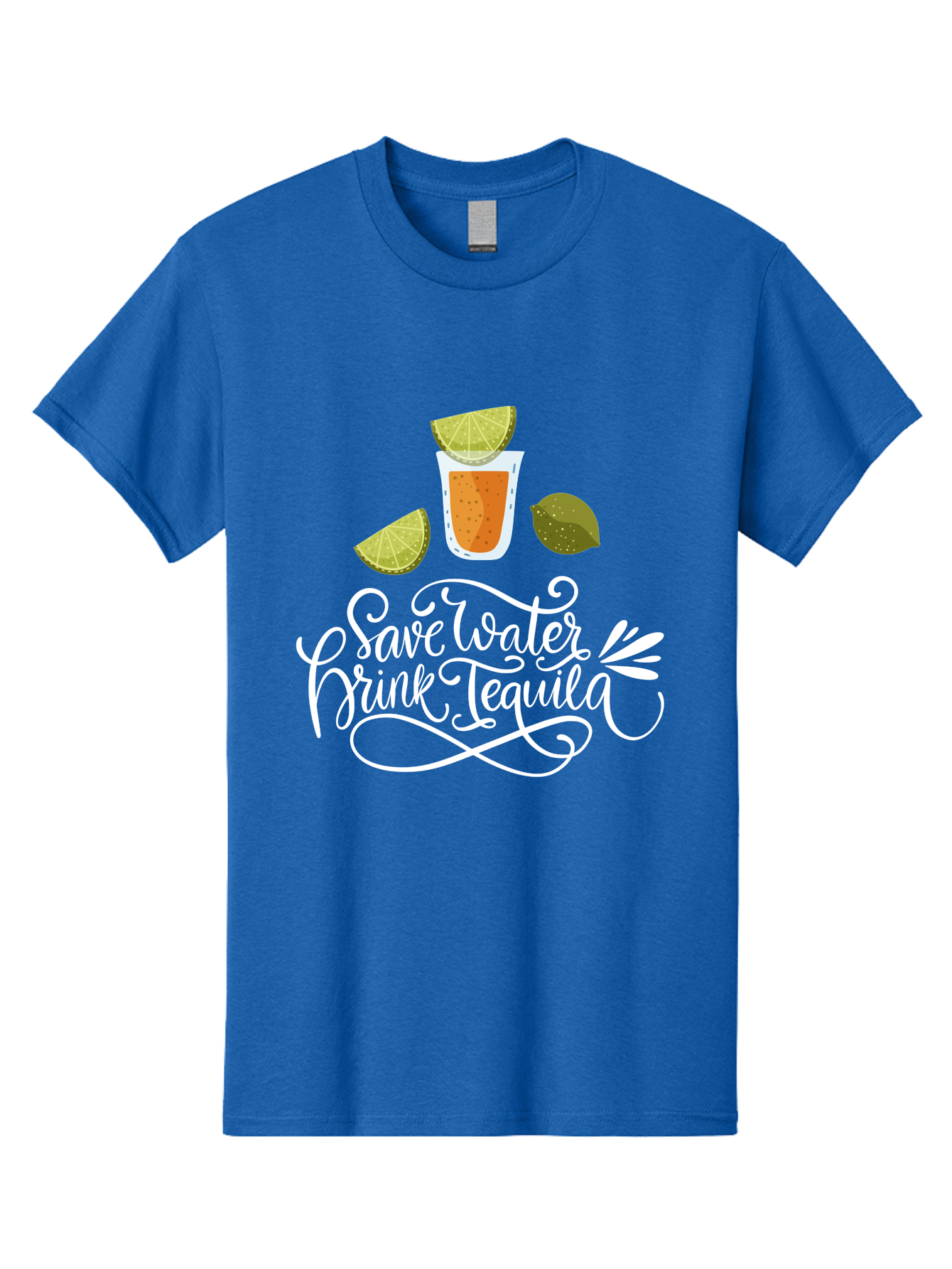 Save-Water-Drink-Tequila-2 Men'S Graphic Tee, 100% Cotton, Comfortable Casual Summer Wear, Machine Washable, Tequila Shot, Lime Wedges, Agave Leaf, Save Water Drink Tequila Text, Cocktail, Party, Drinking Culture, Humorous, Mexican Drink - Aaa292 15