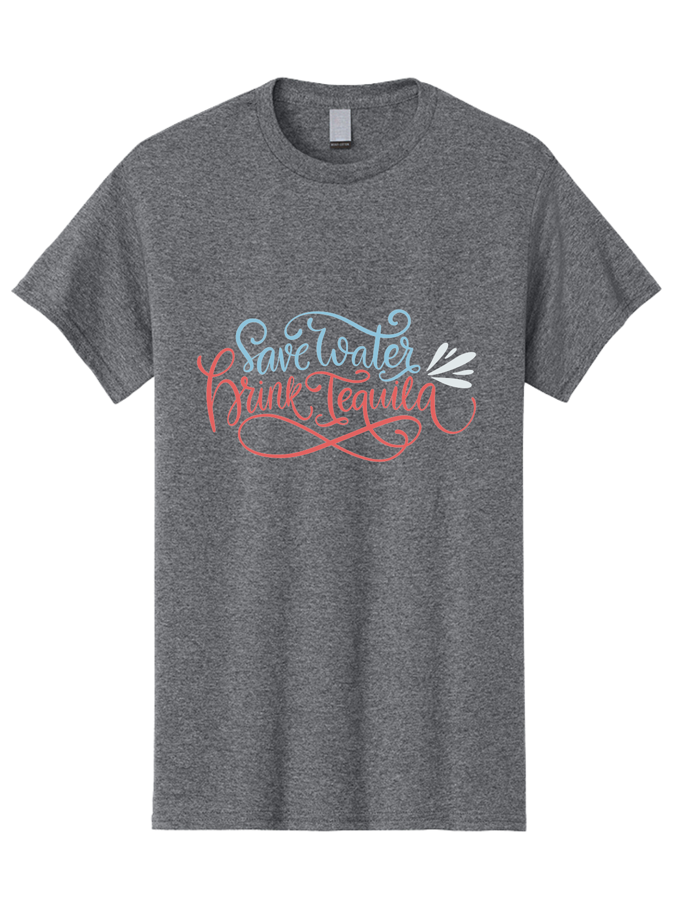 Save-Water-Drink-Tequila-3 Men'S Graphic Tee, 100% Cotton, Comfortable Casual Summer Wear, Machine Washable, Tequila Quote, Save Water, Drink Tequila, Funny Quote, Tequila Humor, Liquor Quote, Party Phrase, Agave Quote, Creative Typography, - Aaa293 17