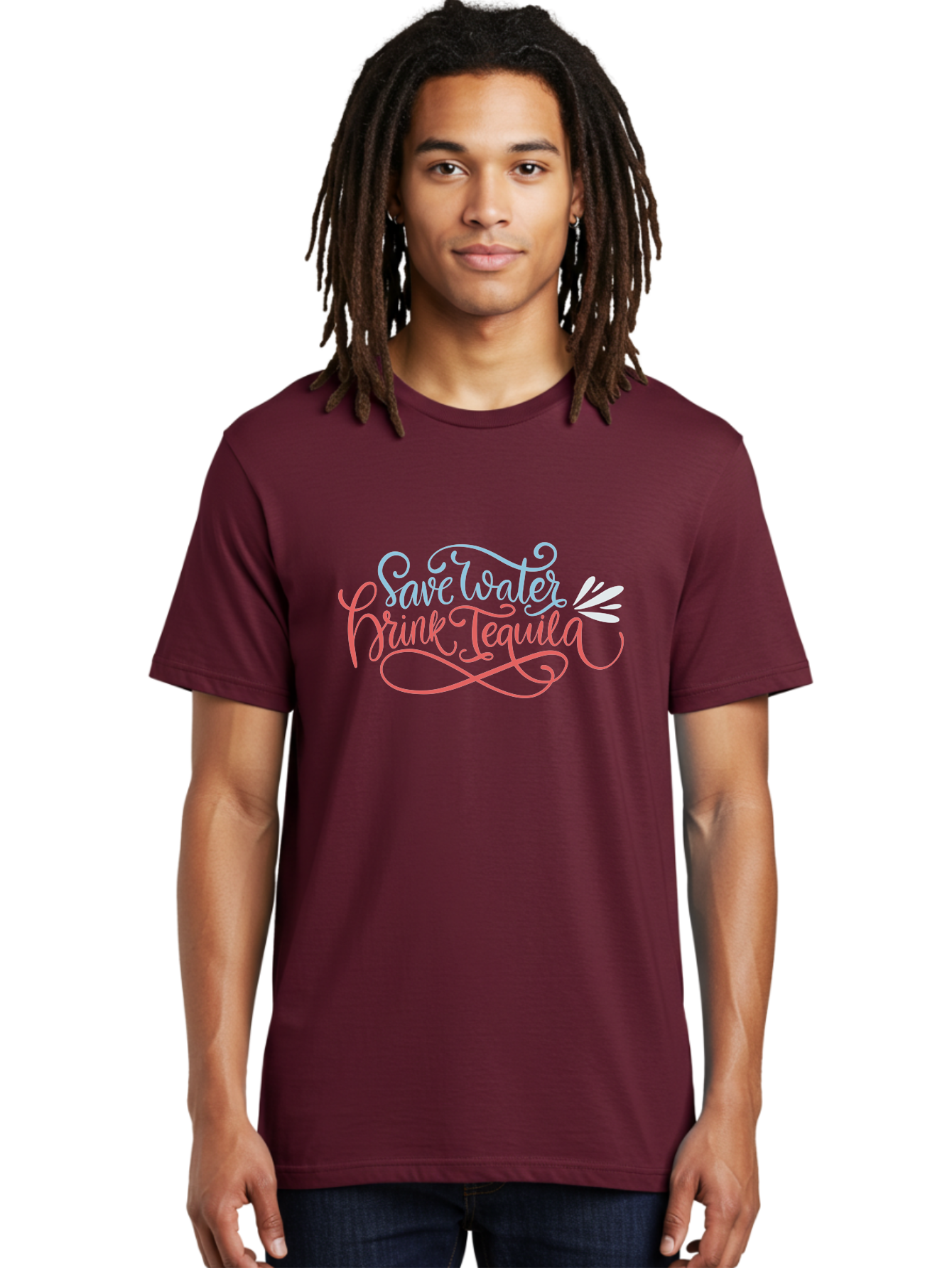Save-Water-Drink-Tequila-3 Men'S Graphic Tee, 100% Cotton, Comfortable Casual Summer Wear, Machine Washable, Tequila Quote, Save Water, Drink Tequila, Funny Quote, Tequila Humor, Liquor Quote, Party Phrase, Agave Quote, Creative Typography, - Aaa293 8