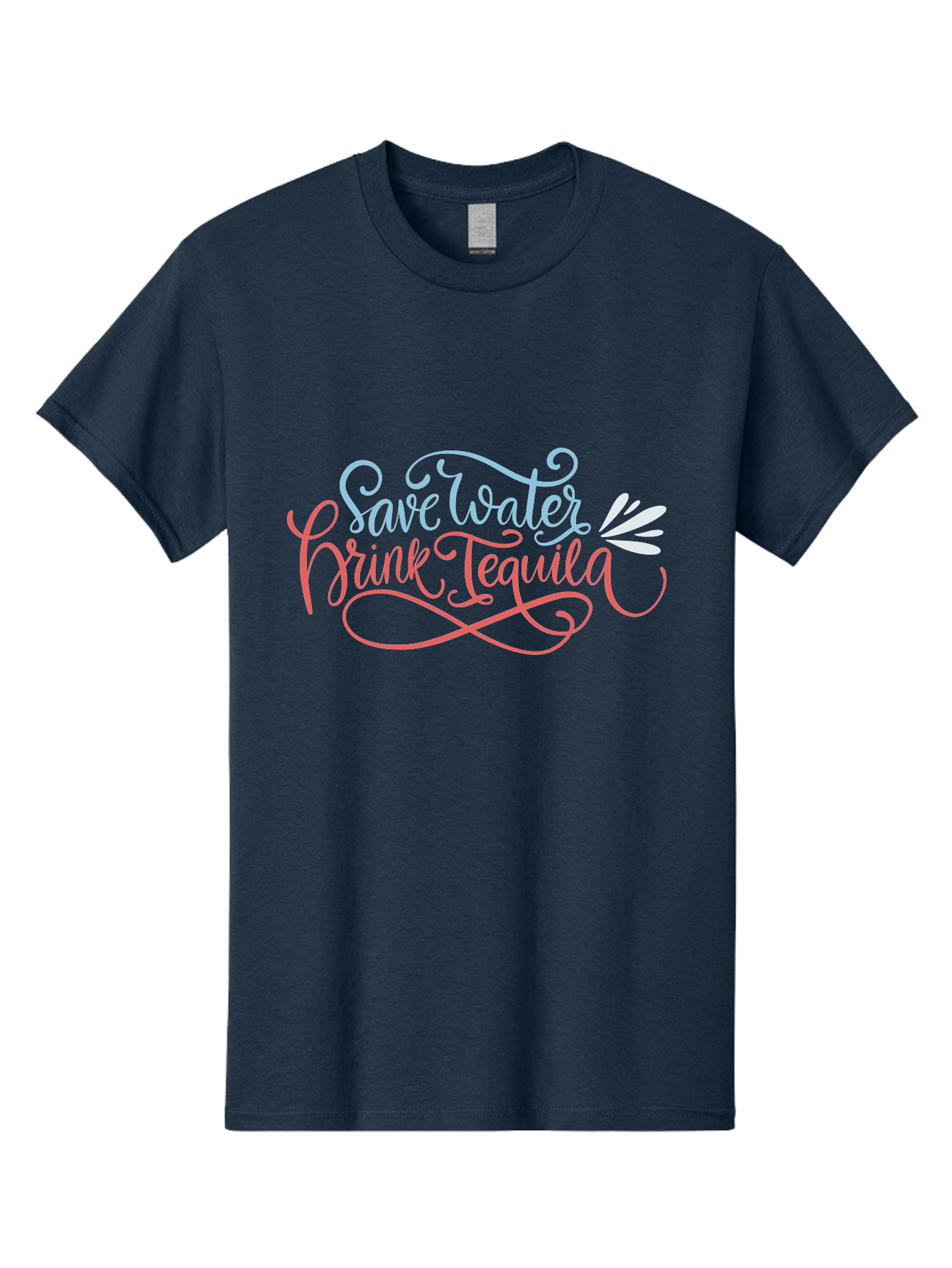 Save-Water-Drink-Tequila-3 Men'S Graphic Tee, 100% Cotton, Comfortable Casual Summer Wear, Machine Washable, Tequila Quote, Save Water, Drink Tequila, Funny Quote, Tequila Humor, Liquor Quote, Party Phrase, Agave Quote, Creative Typography, - Aaa293 25