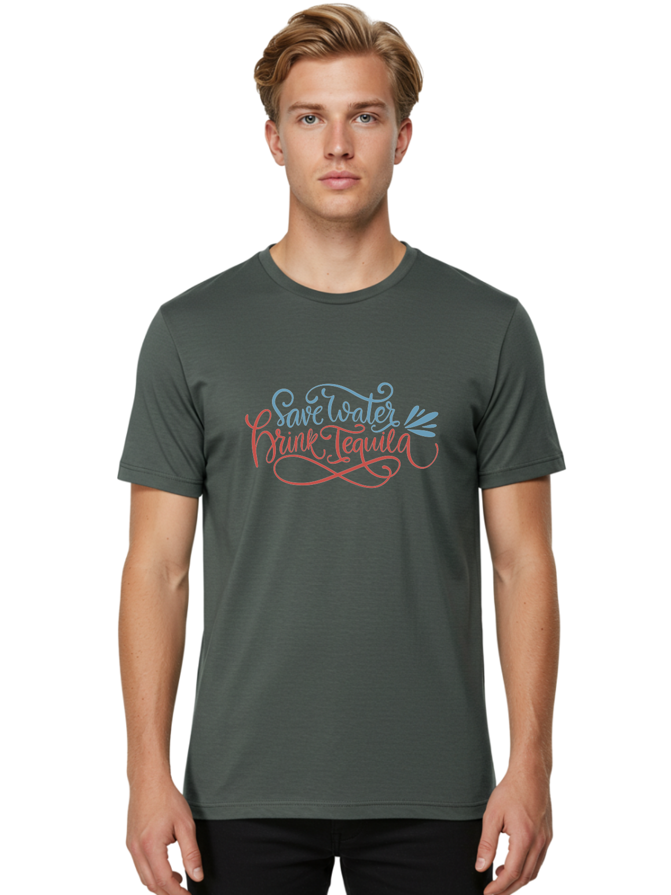 Save-Water-Drink-Tequila-4 Men'S Graphic Tee, 100% Cotton, Comfortable Casual Summer Wear, Machine Washable, Tequila Advertisement, Funny Slogan, Save Water, Drink Tequila, Cocktail Quote, Humorous Phrase, Tequila Lover - Aaa294 26