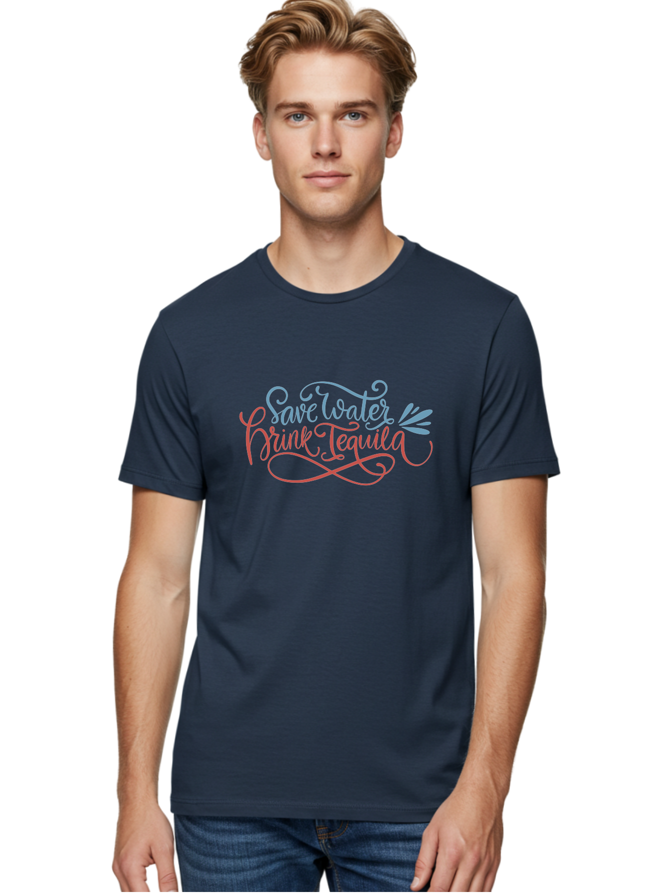 Save-Water-Drink-Tequila-4 Men'S Graphic Tee, 100% Cotton, Comfortable Casual Summer Wear, Machine Washable, Tequila Advertisement, Funny Slogan, Save Water, Drink Tequila, Cocktail Quote, Humorous Phrase, Tequila Lover - Aaa294 24