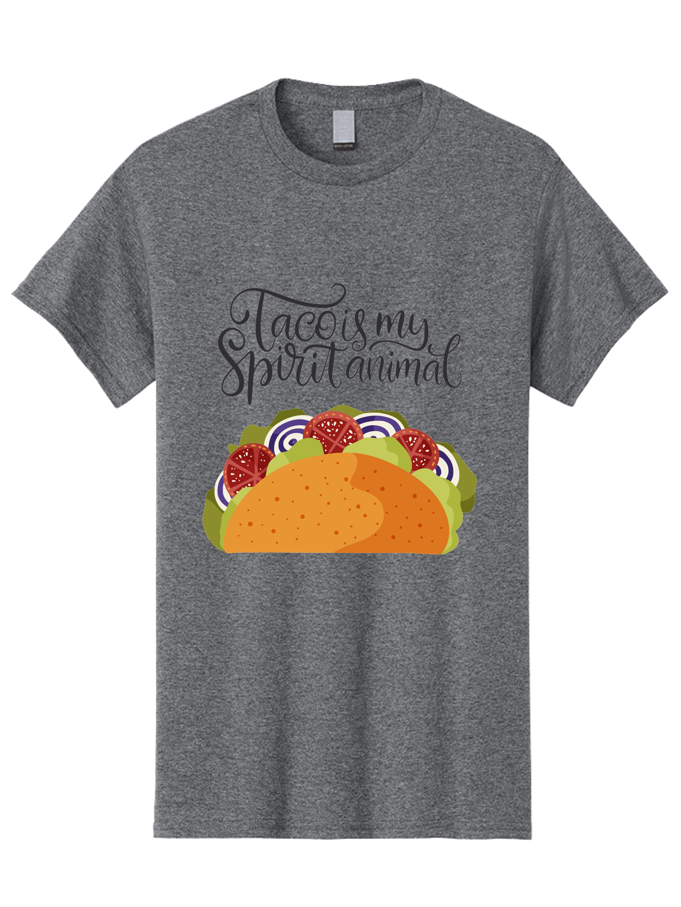 Taco-Is-My-Spirit-Animal-1 Men'S Graphic Tee, 100% Cotton, Comfortable Casual Summer Wear, Machine Washable, Taco Love, Mexican Cuisine, Foodie Humor, Taco Graphics, Spirit Animal Humor, Funny Quotes, Vibrant Graphics, Taco Culture, - Aaa300 17