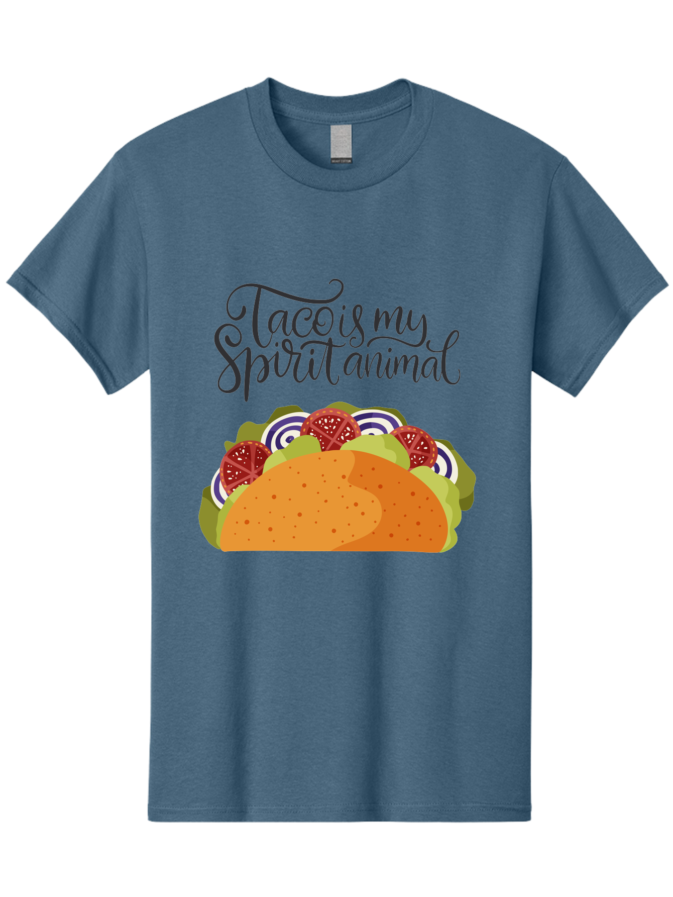 Taco-Is-My-Spirit-Animal-1 Men'S Graphic Tee, 100% Cotton, Comfortable Casual Summer Wear, Machine Washable, Taco Love, Mexican Cuisine, Foodie Humor, Taco Graphics, Spirit Animal Humor, Funny Quotes, Vibrant Graphics, Taco Culture, - Aaa300 15