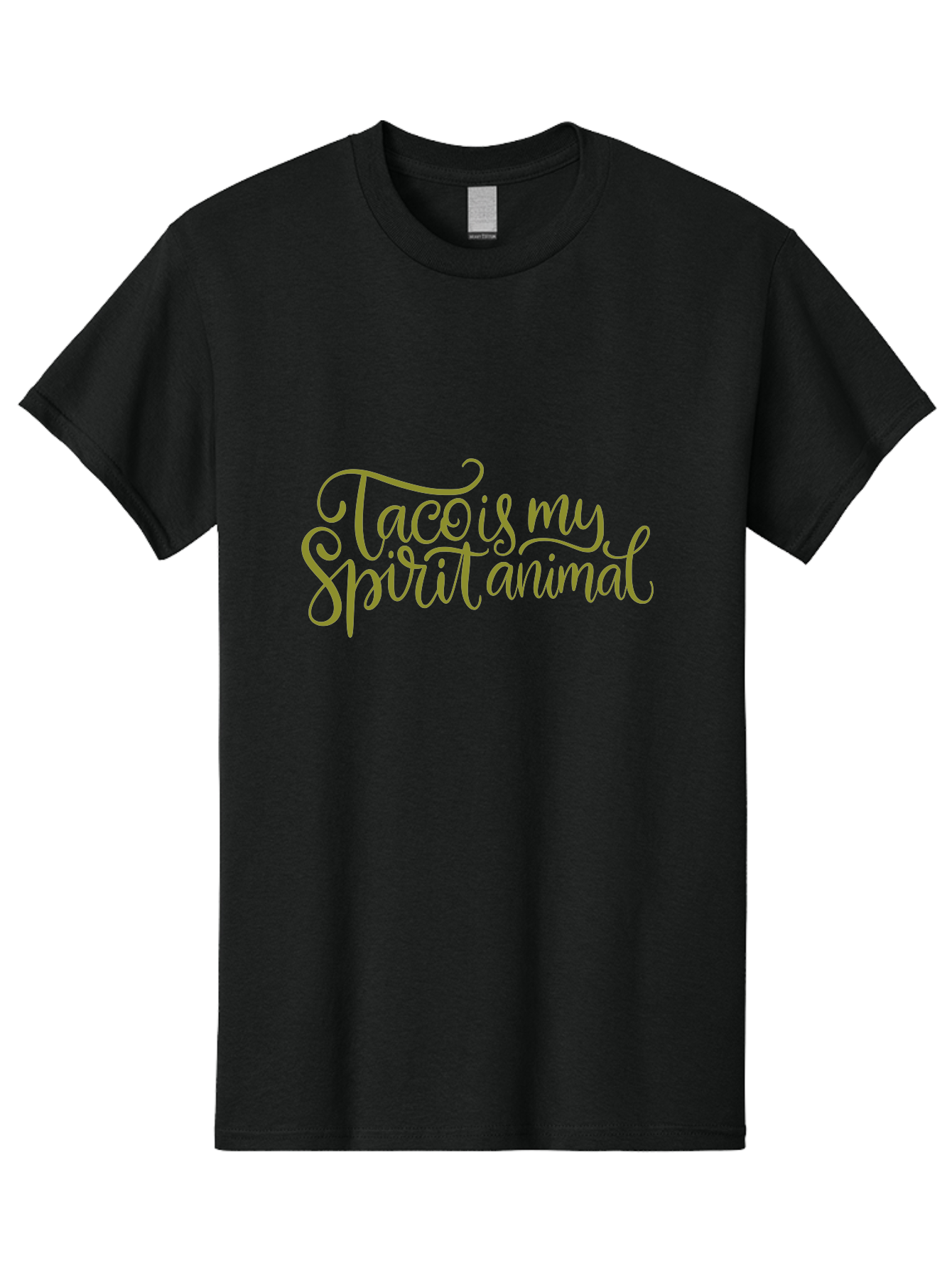 Tacos-My-Spirit-Animal Men'S Graphic Tee, 100% Cotton, Comfortable Casual Summer Wear, Machine Washable, Funny Quote, Quirky Humor, Taco Love, Motivational Saying, Spiritual Humor, Tacos My Spiritual Animal - Aaa303 1