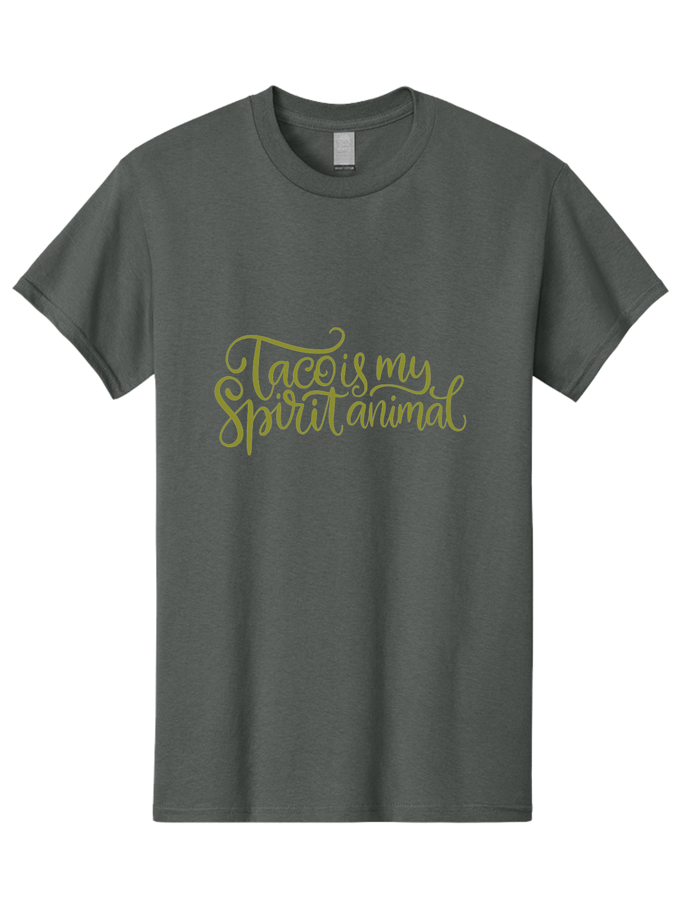 Tacos-My-Spirit-Animal Men'S Graphic Tee, 100% Cotton, Comfortable Casual Summer Wear, Machine Washable, Funny Quote, Quirky Humor, Taco Love, Motivational Saying, Spiritual Humor, Tacos My Spiritual Animal - Aaa303 25