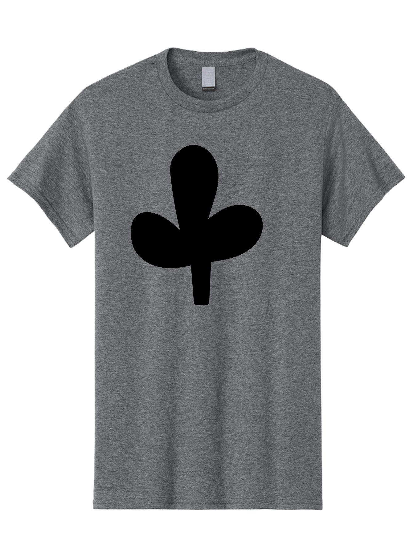 Clover Men'S Graphic Tee, 100% Cotton, Comfortable Casual Summer Wear, Machine Washable, Clover Symbol, Shamrock Icon, Three-Leafed Plant, Minimalist Design, Simple Shape, Bold Silhouette - Aaa415 19